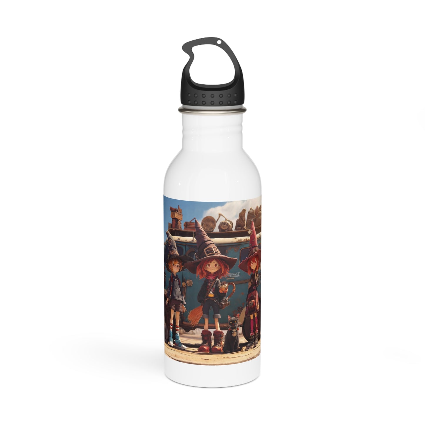 Witch Trio Roadtrip Water Bottle – Dusty Desert Spellbound Adventure