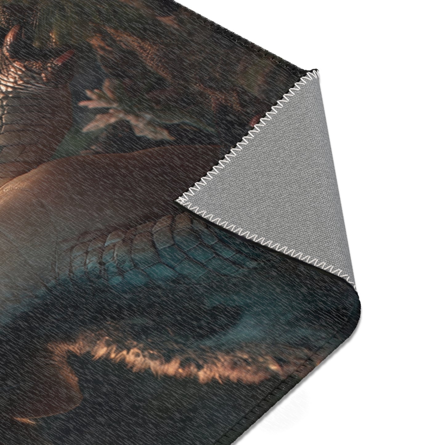 Gentle Crocodile and Butterfly Area Rugs – Twilight Garden Whispers