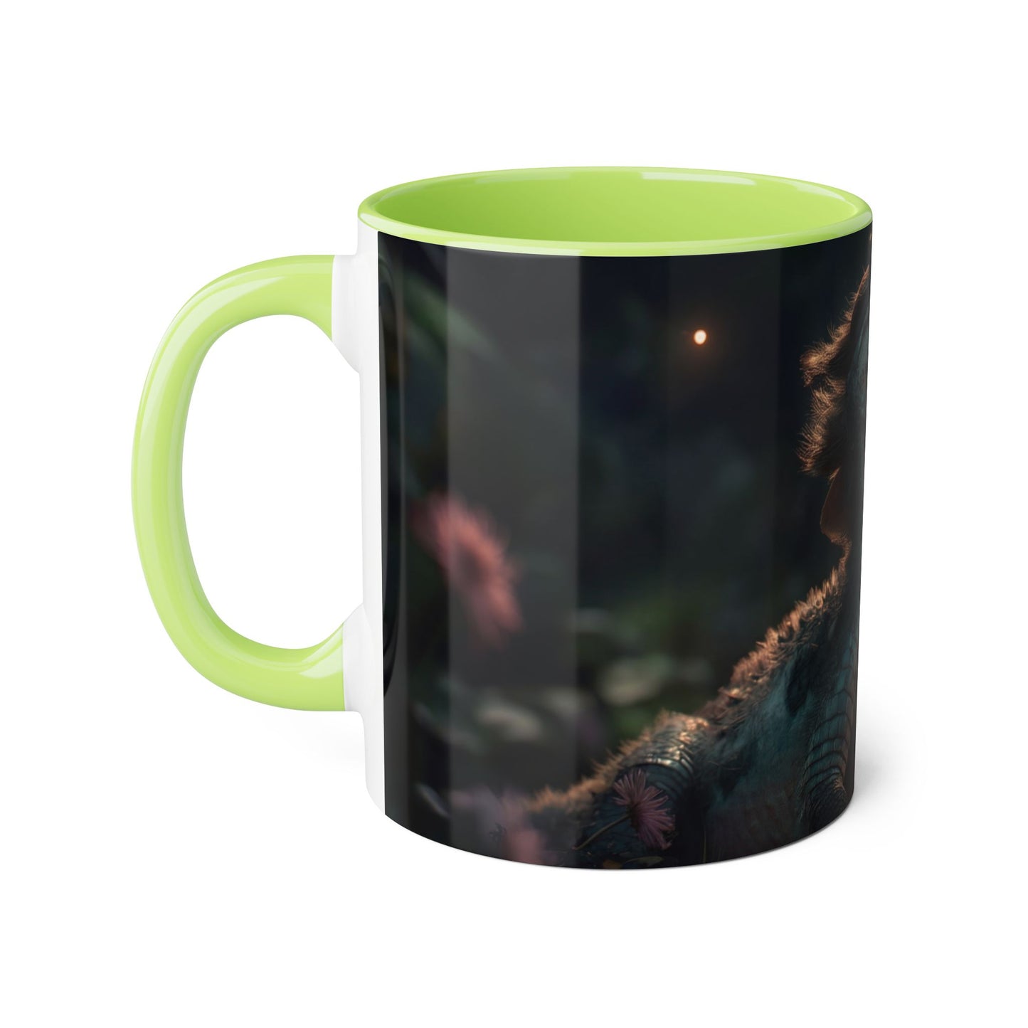 Butterfly Sentinel Accent Mugs, 11oz – Gentle Guardian in Twilight Glow
