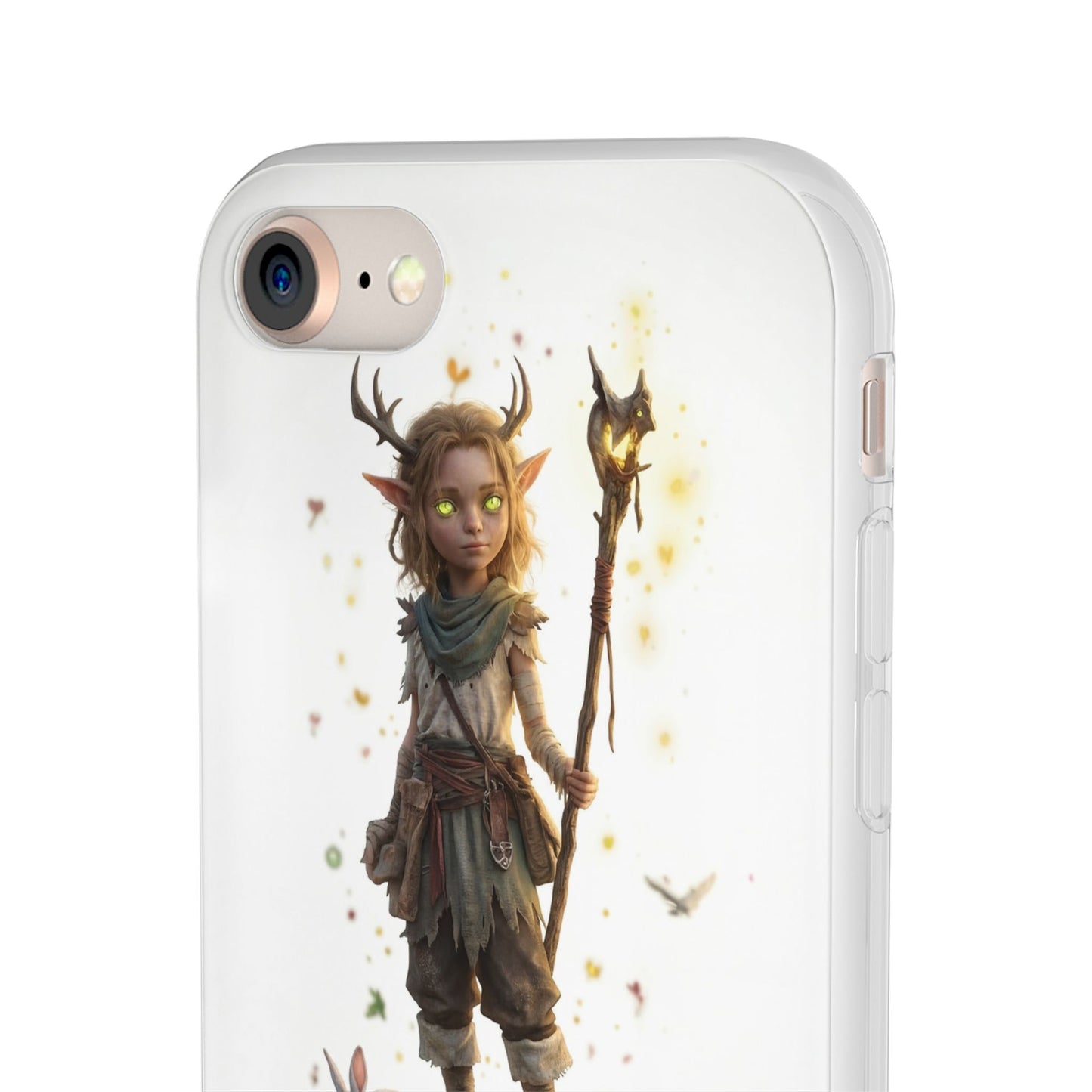 Forest Sentinel Flexi Cases – Luminescent Deerhorn Guardian