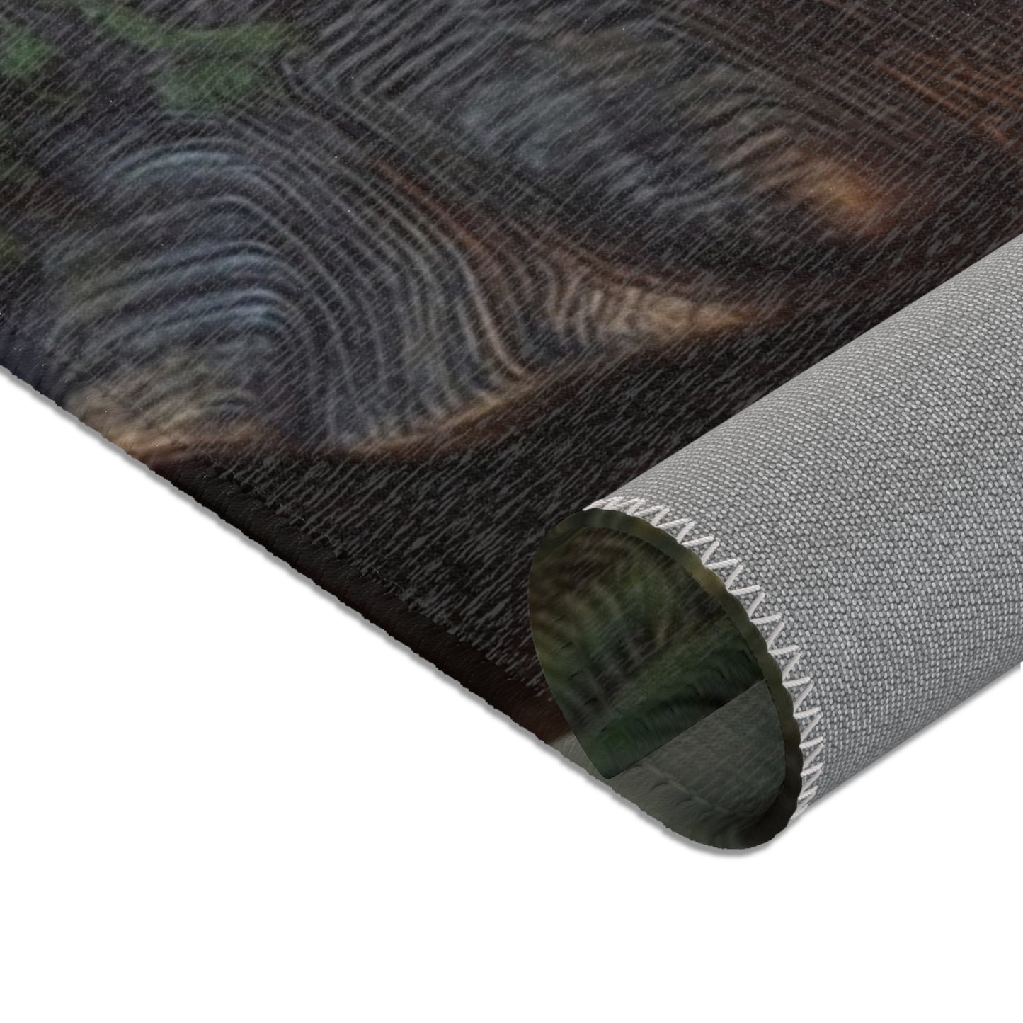 Turtleborne Castle Area Rugs – Ancient Guardian Through Lush Canopy