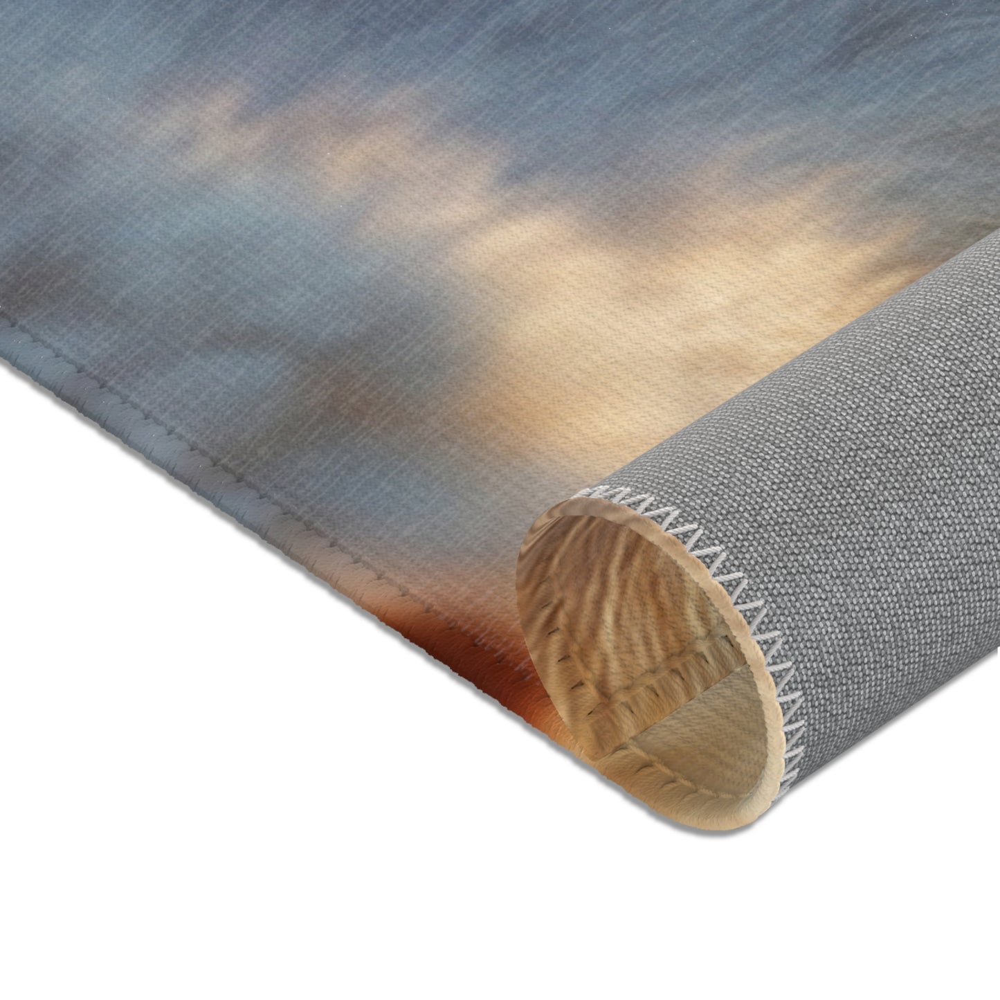 Snowbound Sentinel Area Rug – Whispering Frost and Warmth