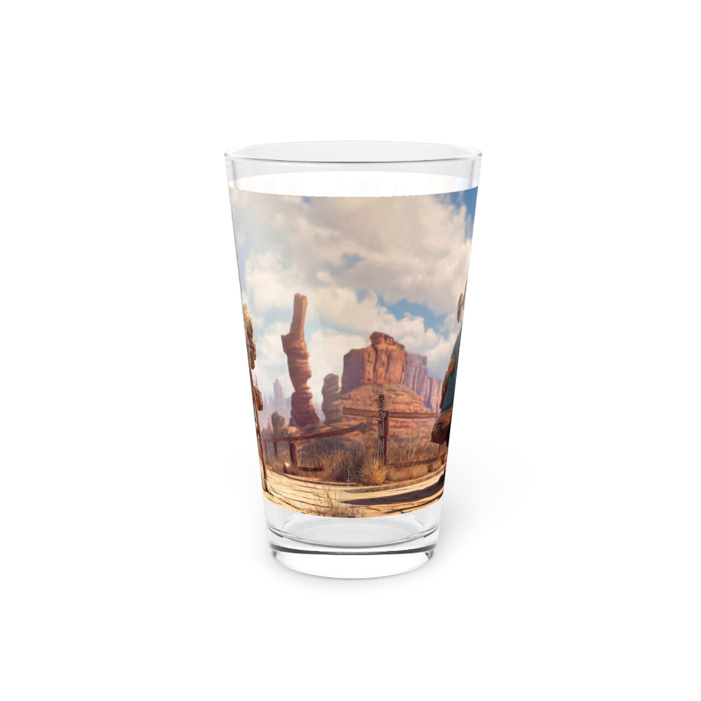 Witch Roadtrip Pint Glass, 16oz – Dusty Van & Three Witches’ Sunset