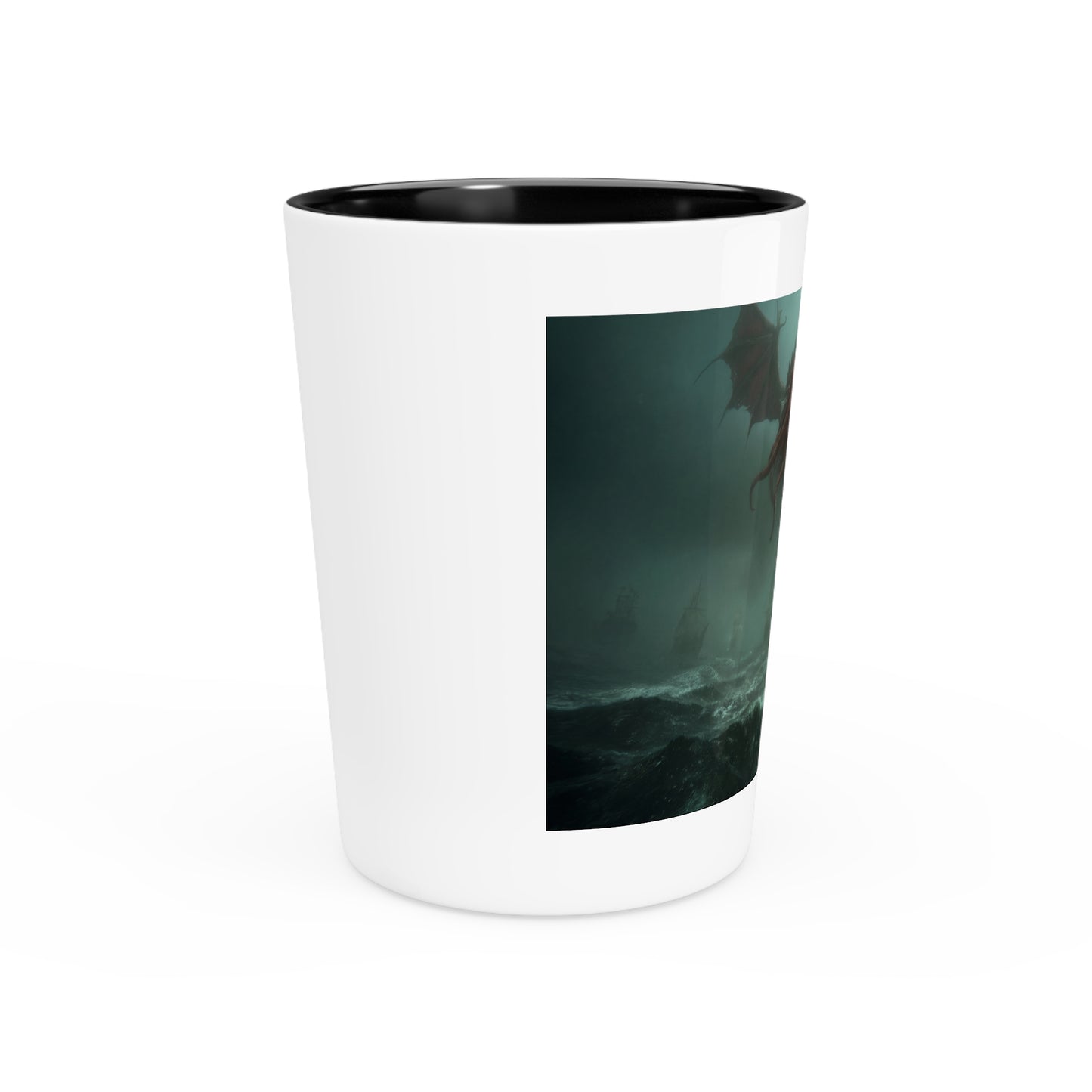 Leviathan Skyship Shot Glass – Crimson Kraken Sentinel Scene