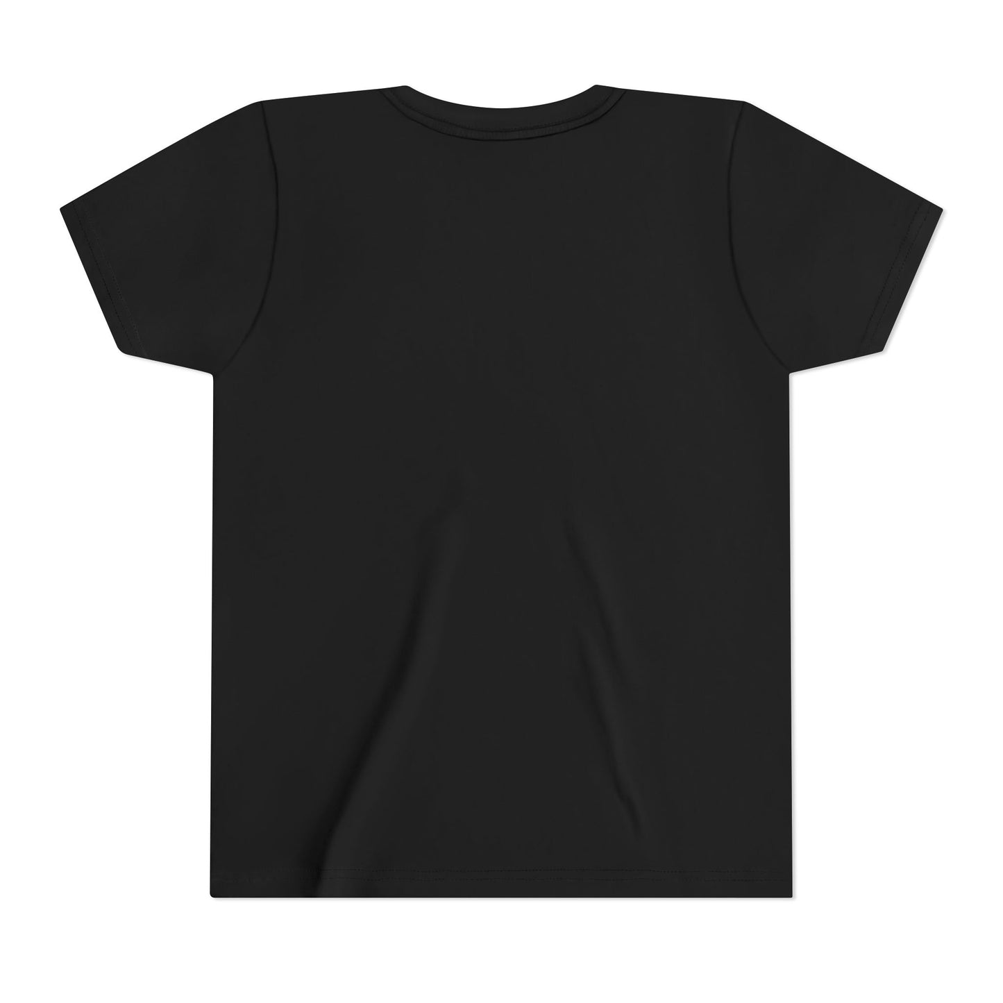 Lantern-Bearing Skeleton Youth Short Sleeve Tee – Hooded Reaper with Scythe