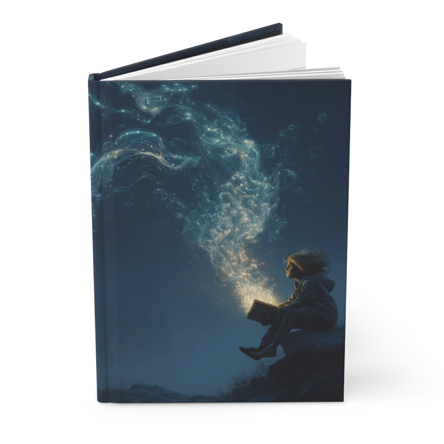 Starlight Whispers Hardcover Journal Matte – Where Pages Bloom Into Cosmos