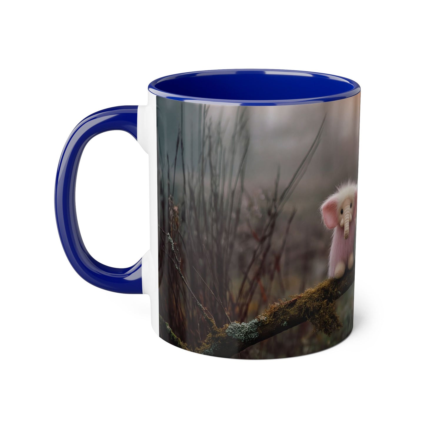 Fuzzy Pink Elephants Accent Mugs, 11oz – Mossy Branch Guardianship