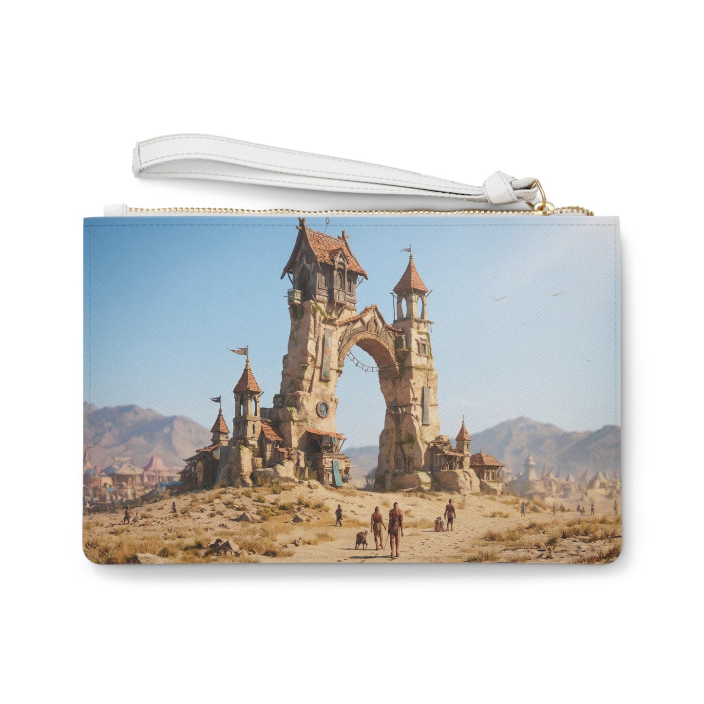 Desert Citadel Clutch Bag – Sun-Swept Ruins of the Forgotten Gate