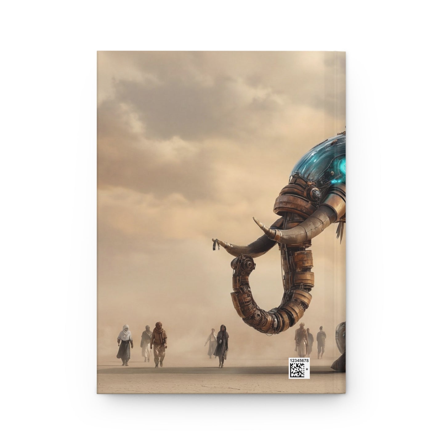 Steampunk Elephant Hardcover Journal Matte – Dusty Desert Odyssey