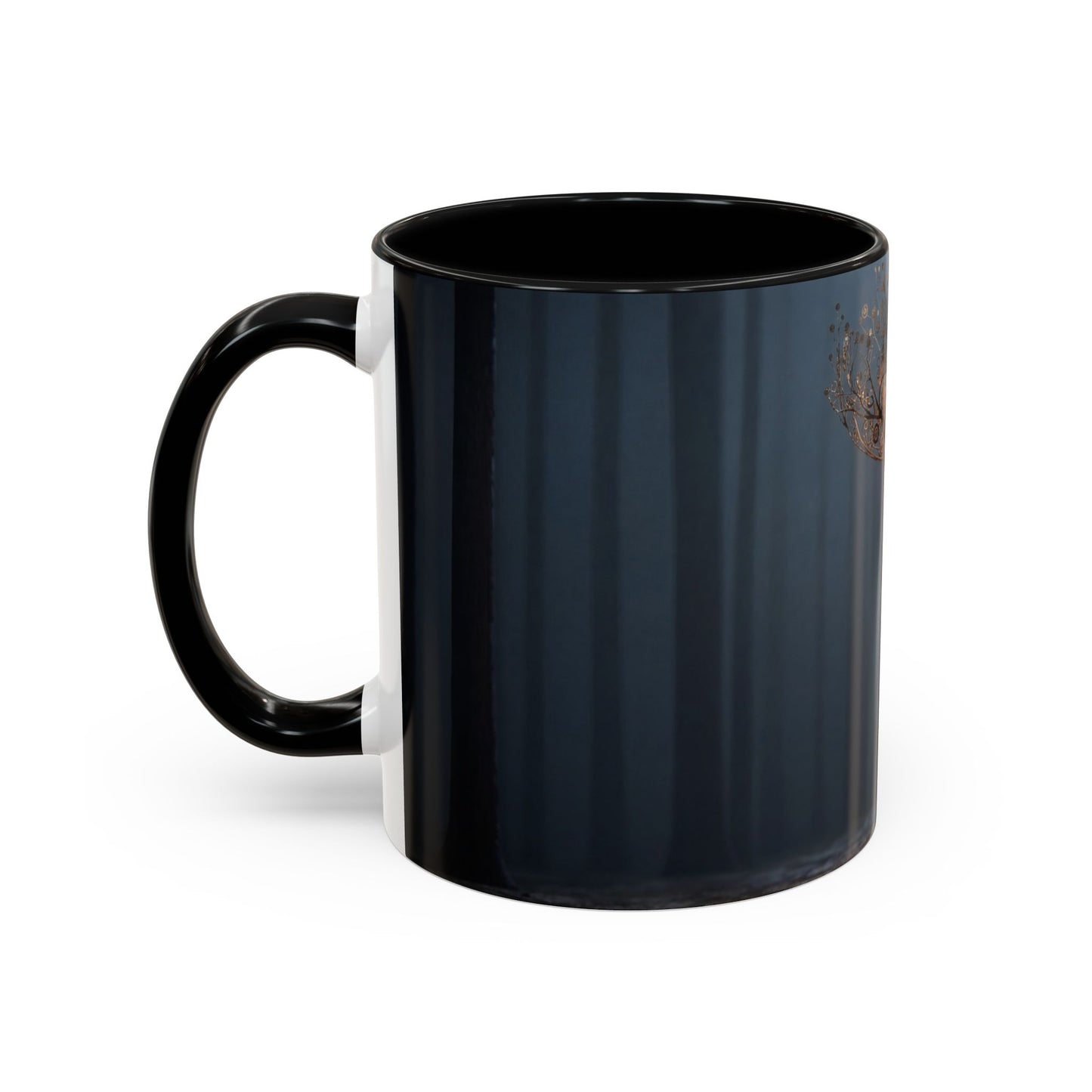 Clockwork Stag Accent Coffee Mug (11, 15oz) – Luminescent Forest Mechanism