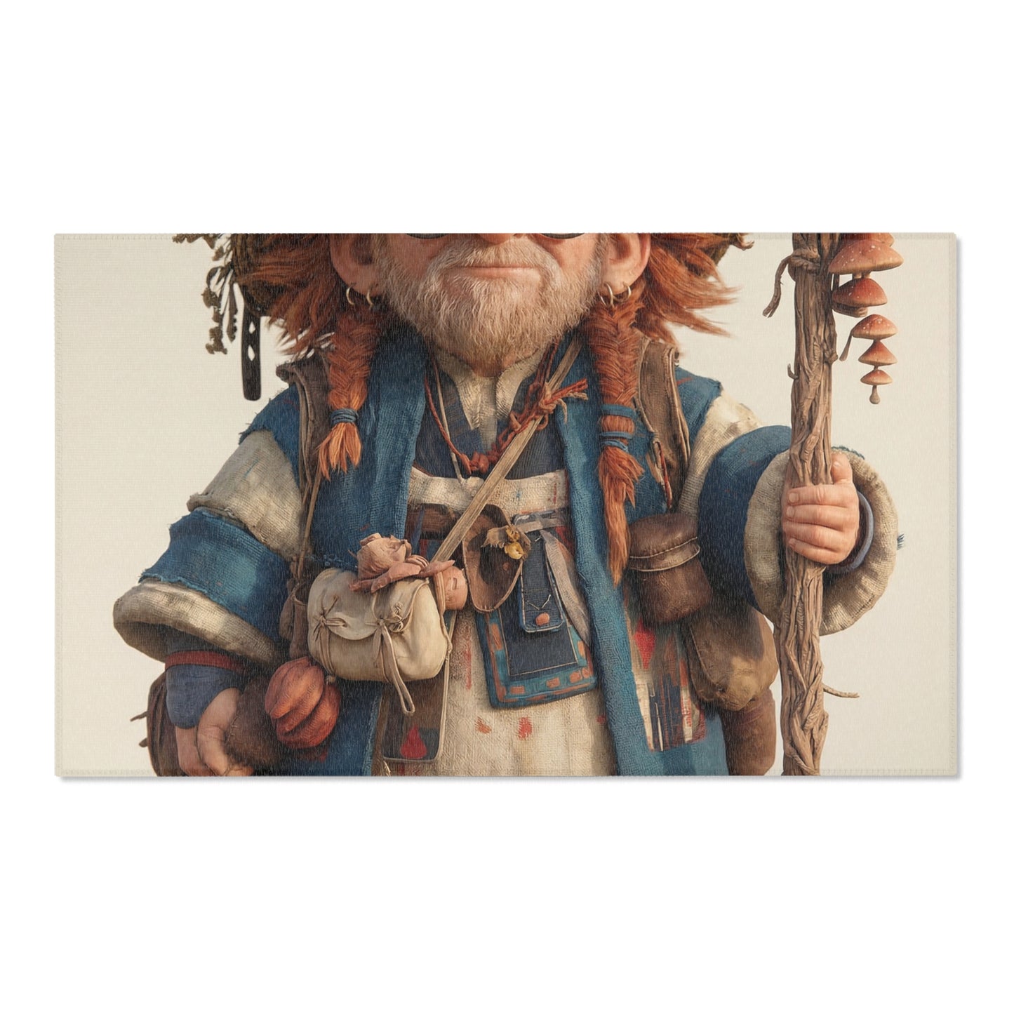 Wandering Herbalist Area Rug – Sunlit Forest Pathway