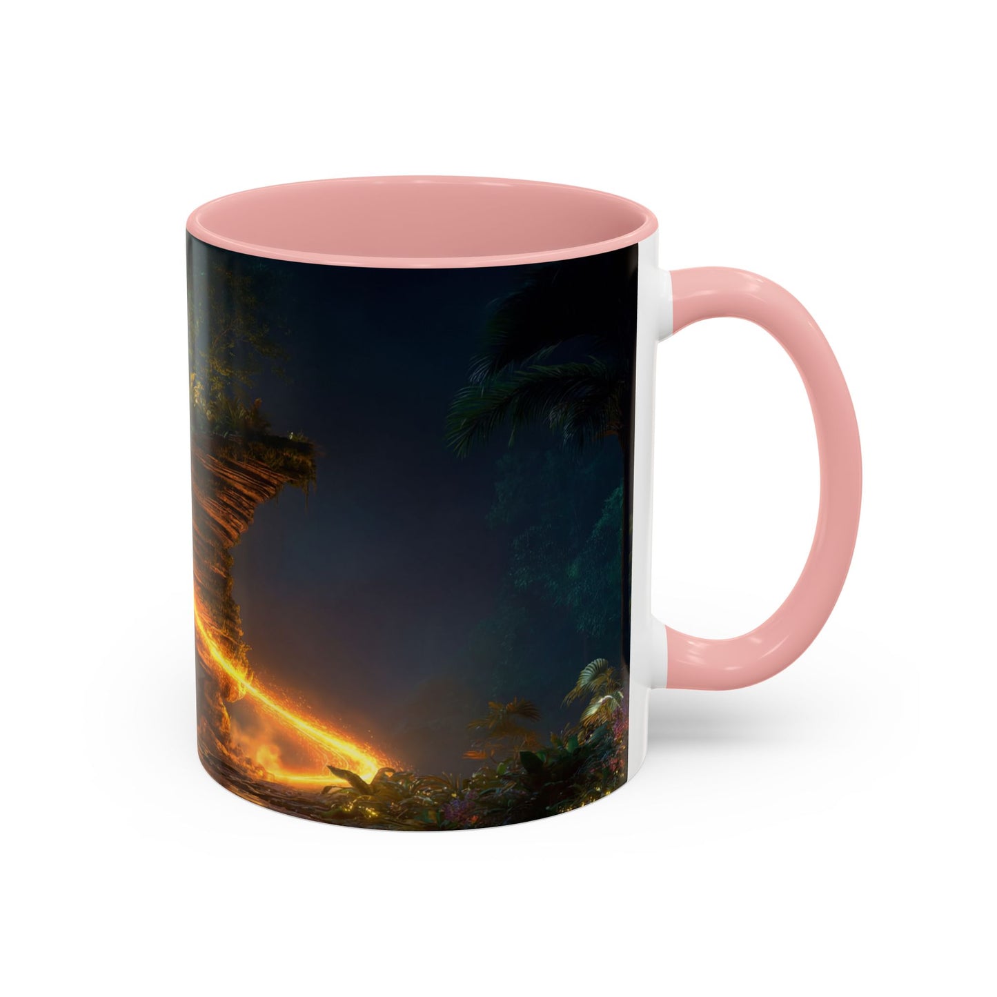 Floating Stone Temple Mug – Twilight Portal Dreamscape