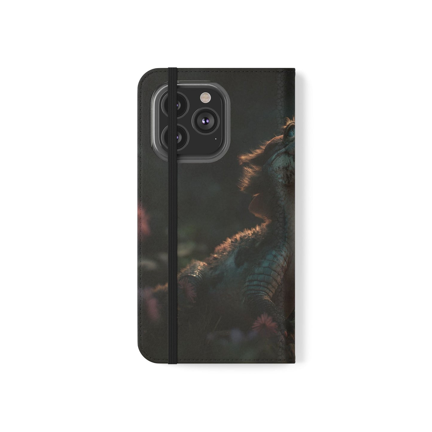 Crocodile Butterfly Flip Cases – Tender Guardian with Moth Companion