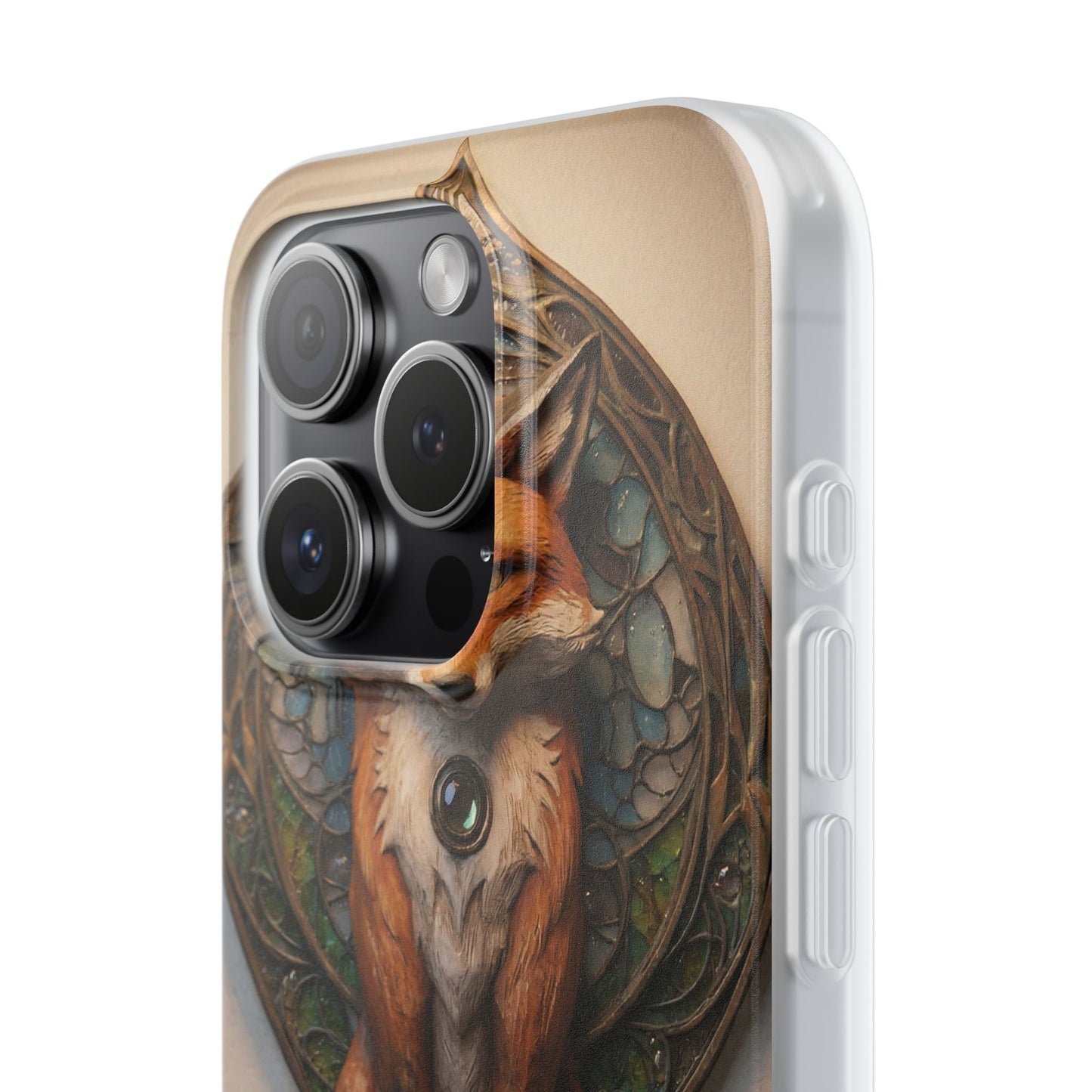 Fox Sentinel Flexi Cases – Amber Glaze and Stained Glass Reverie