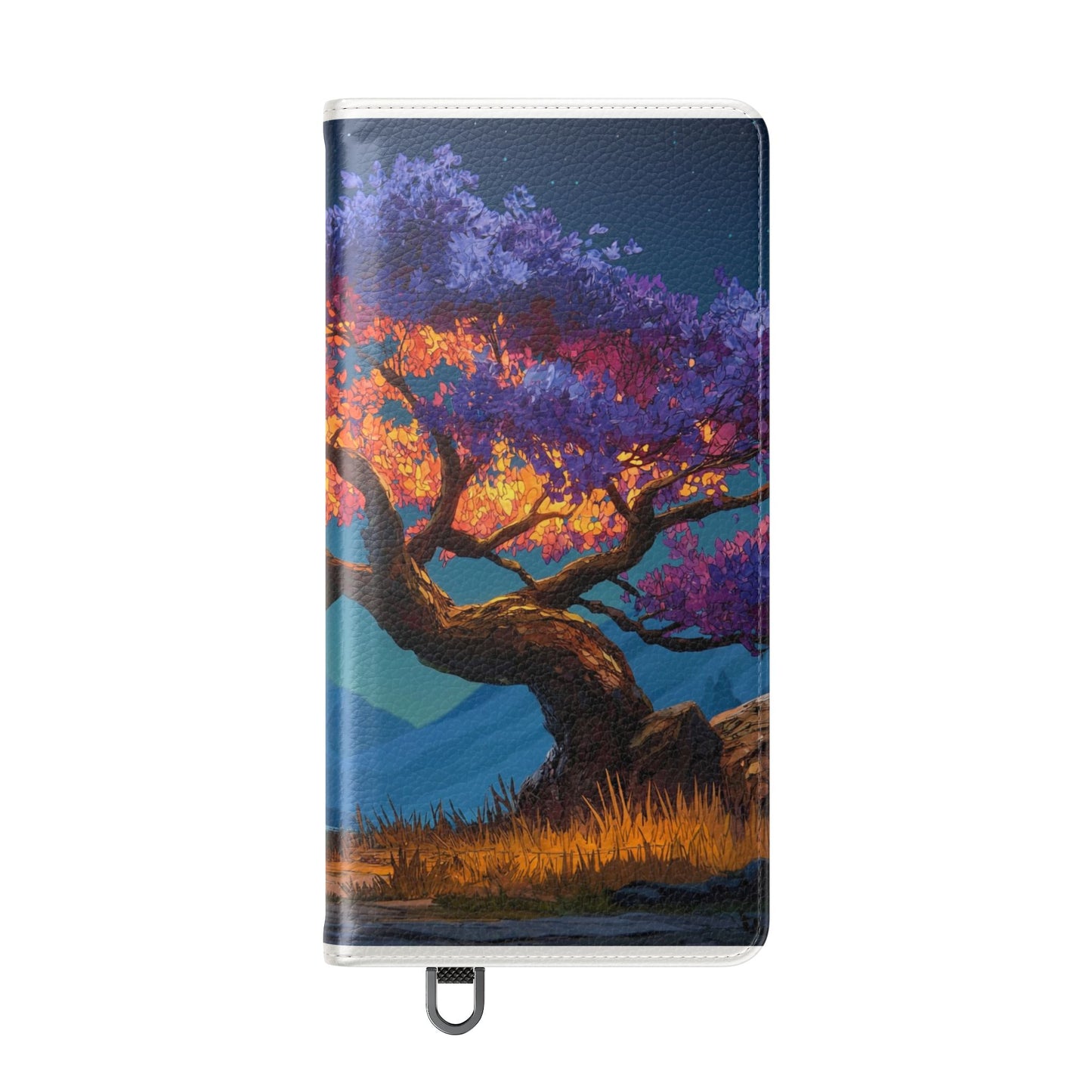 Violet Flame Tree Flip Cases – Twilight Mountain Glow Case