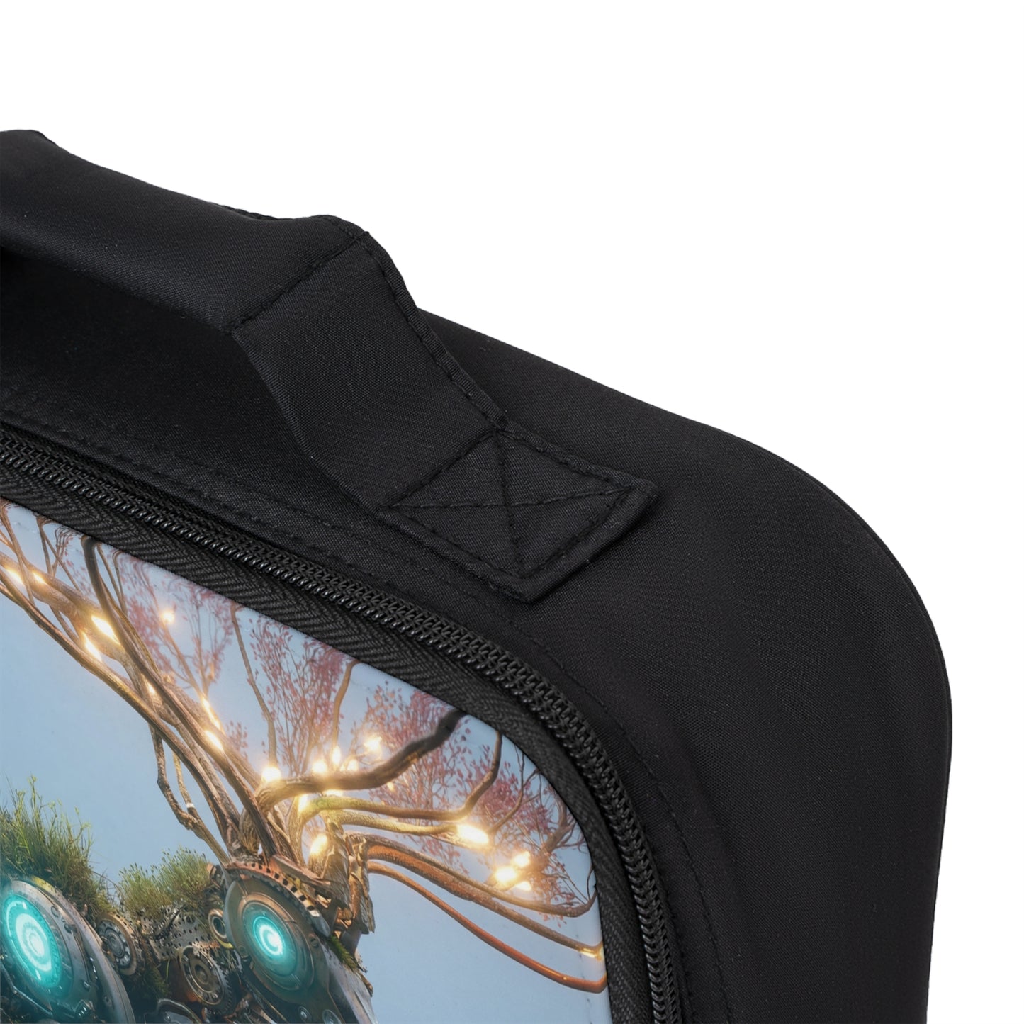 Bio-Luminescent Cyberdeer Lunch Bag – Whimsical Tech-Whisperer
