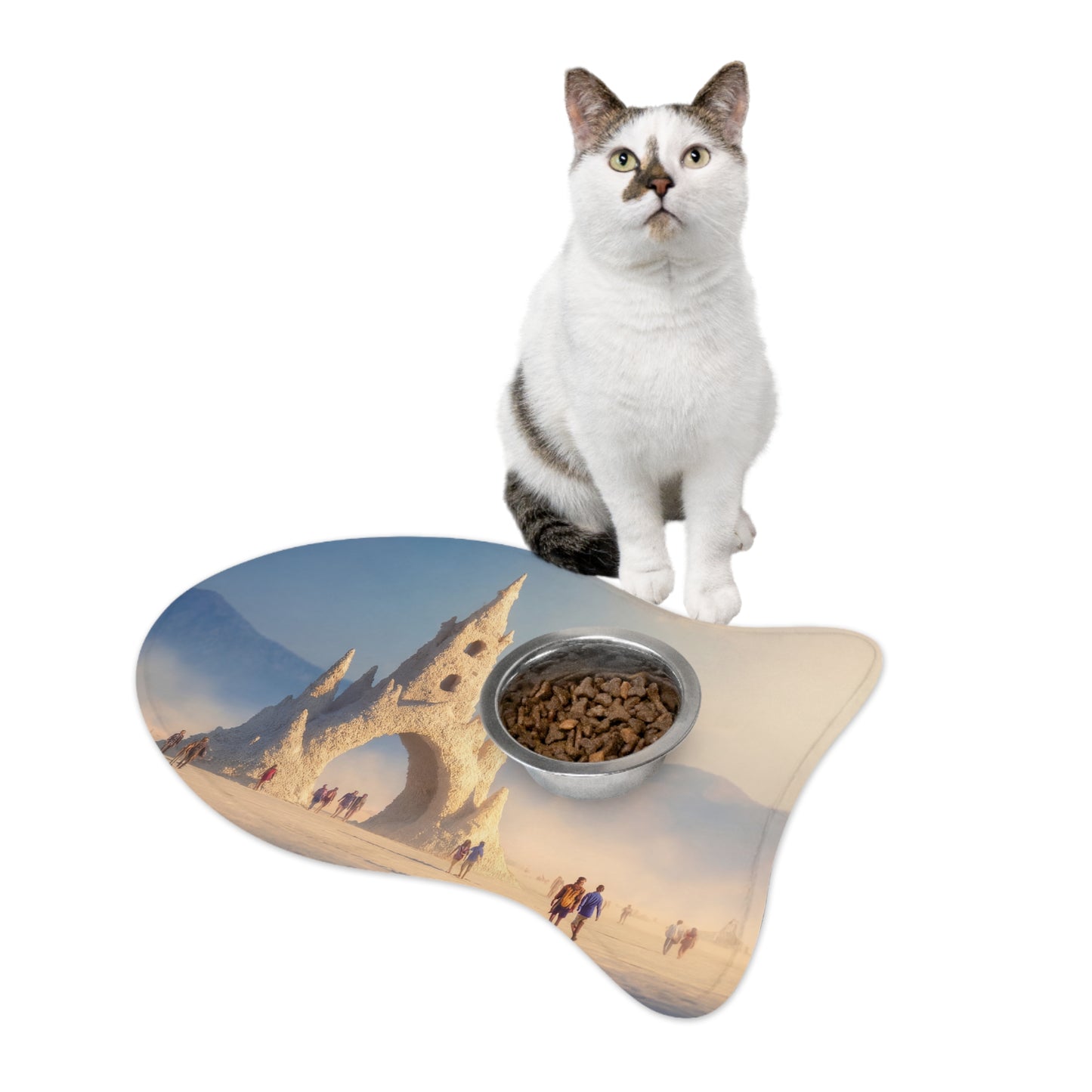 Salt Tower Pet Feeding Mats – Desert Gateway at Golden Hour