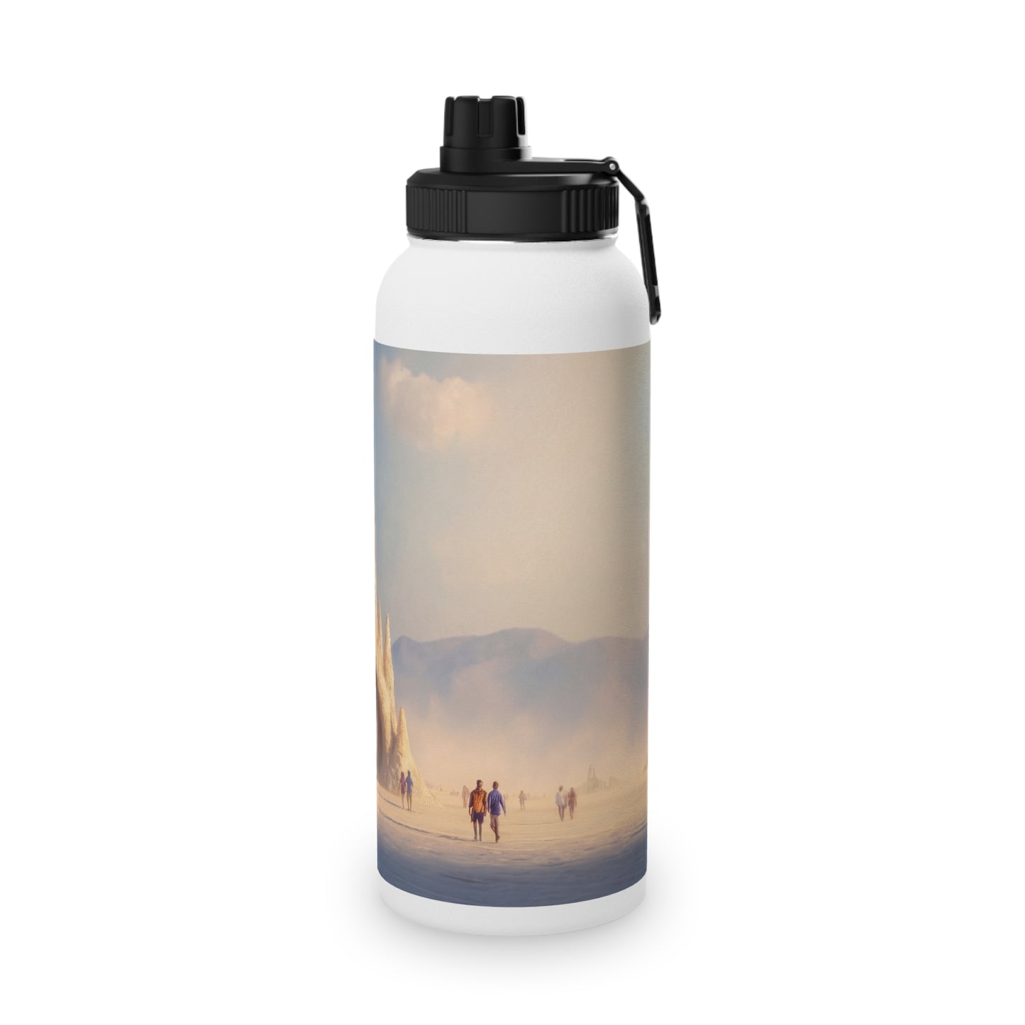 Desert Cathedral Water Bottle – Whispers of the Salt Flats