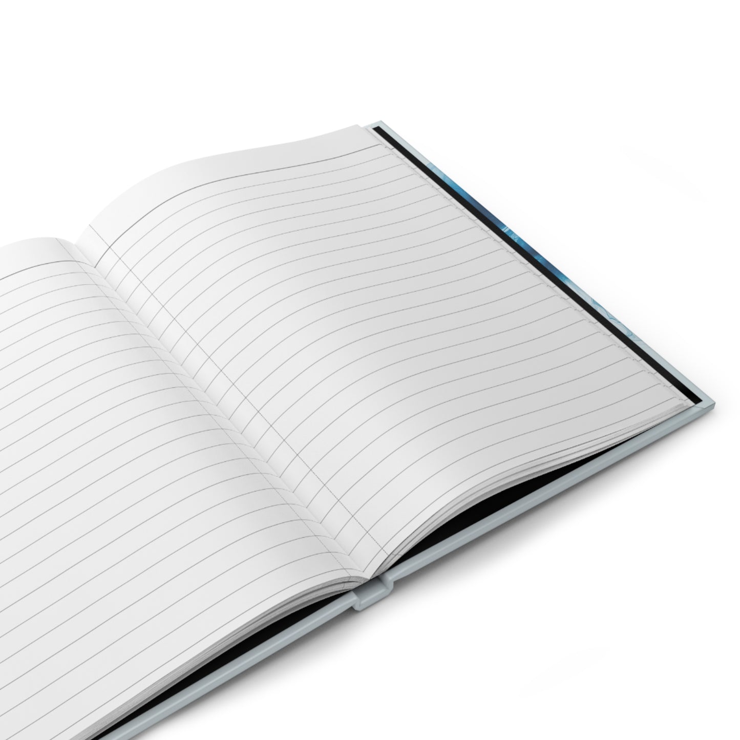 Blue Smoke Trail Hardcover Journal Matte – Whispering Twilight Embers