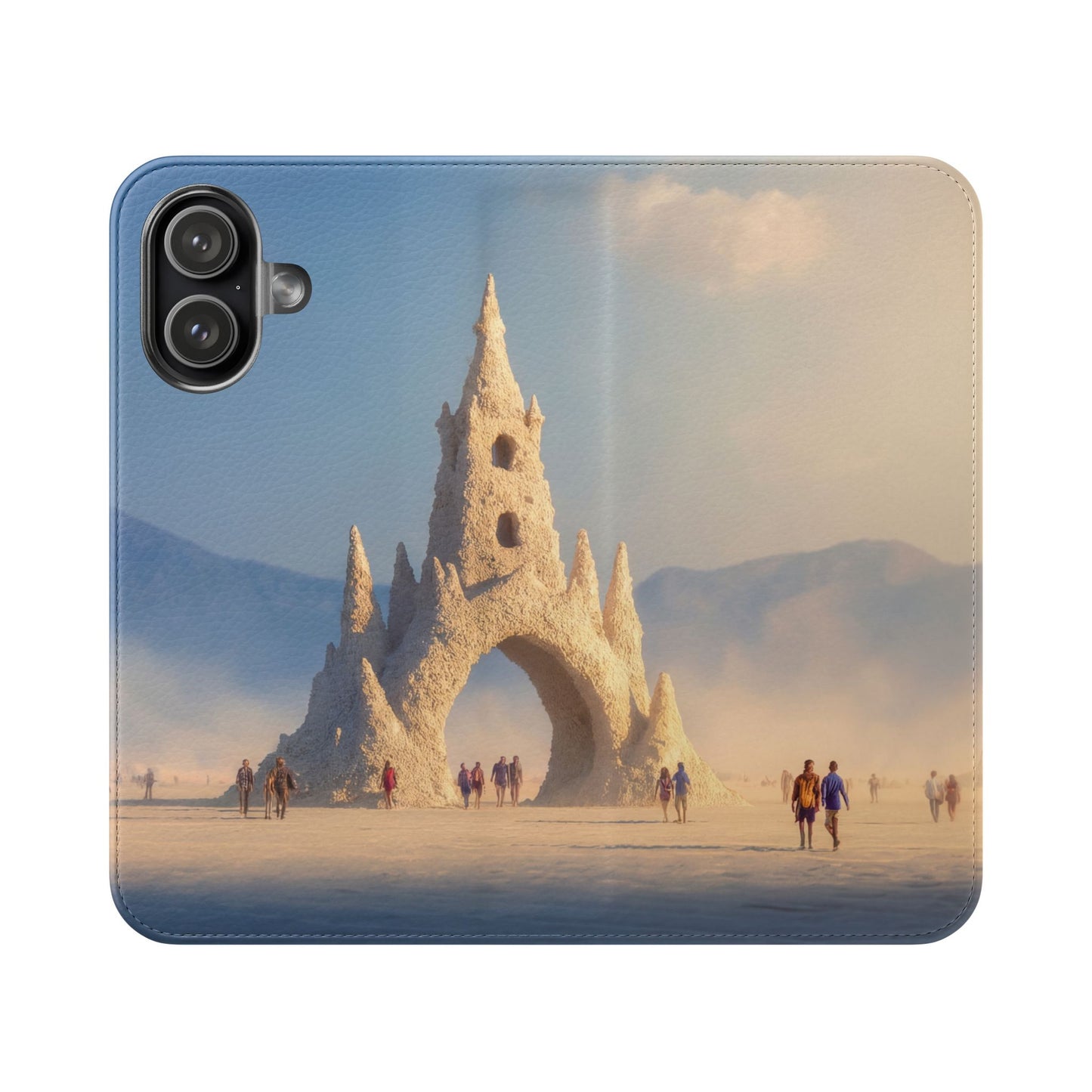 White Tower Flip Cases – Salt Desert Gateway Art