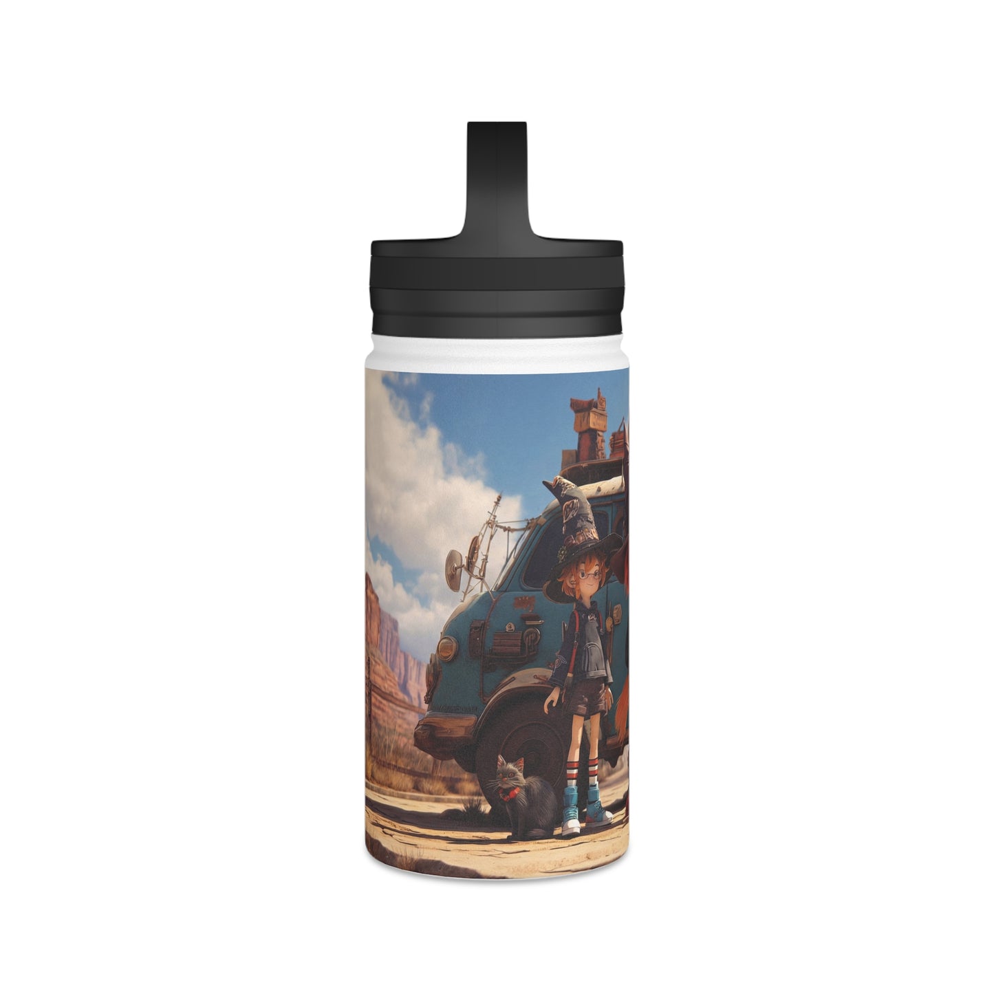 Witch Trio Adventure Water Bottle – Dusty Roadhouse Magic