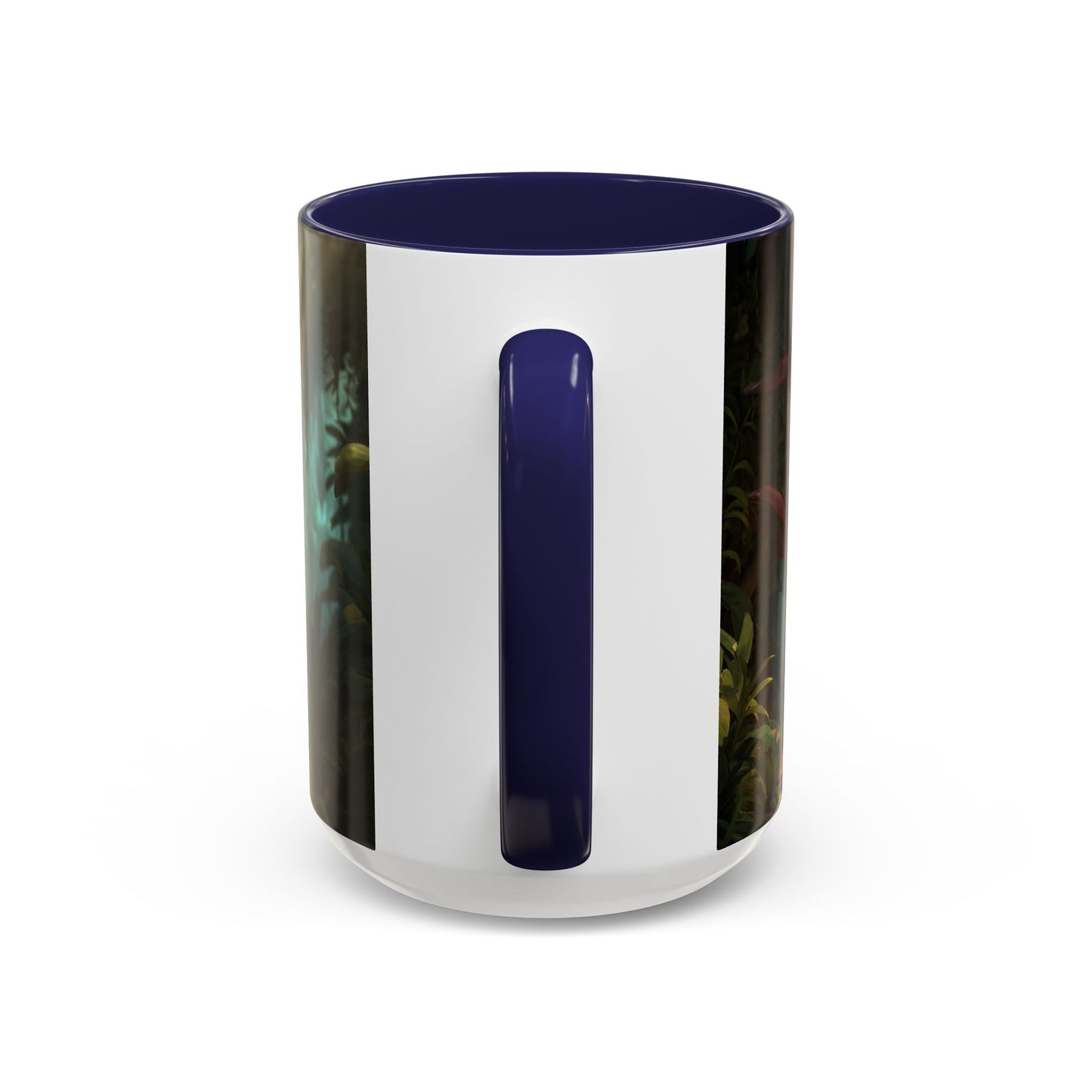 Mushroom Knight Accent Coffee Mug – Verdant Forest Guardian Sentinel