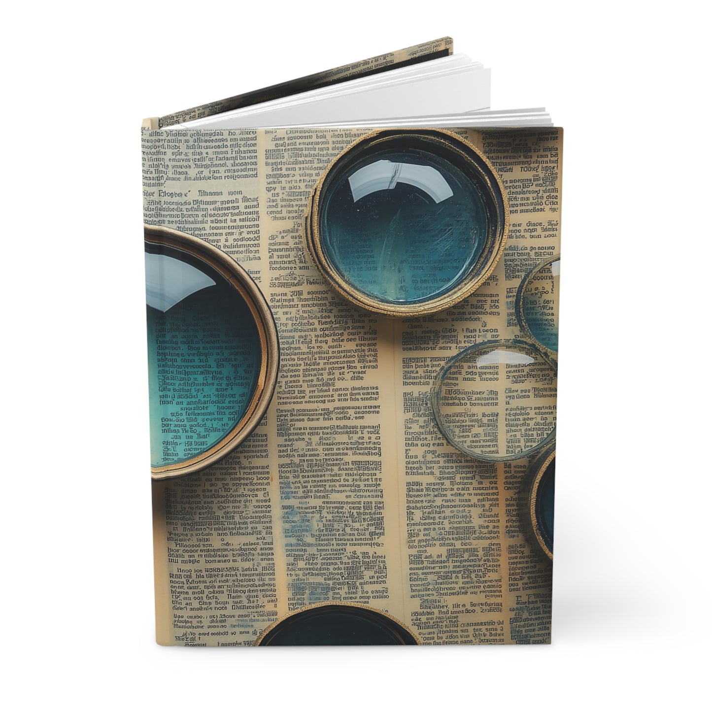 Vintage Dictionary Pages Hardcover Journal Matte – Curated Word Journeys