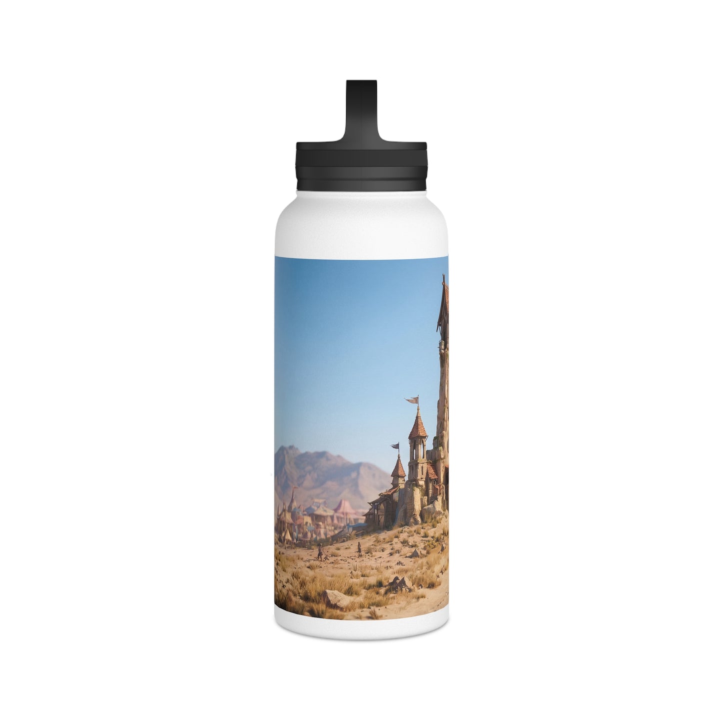 Desert Citadel Water Bottle – Sun-Kissed Oasis Gateway