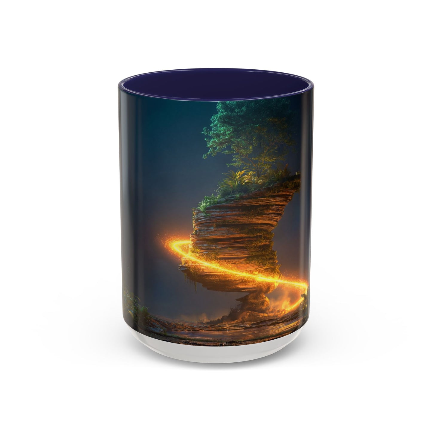 Floating Stone Temple Mug – Twilight Portal Dreamscape