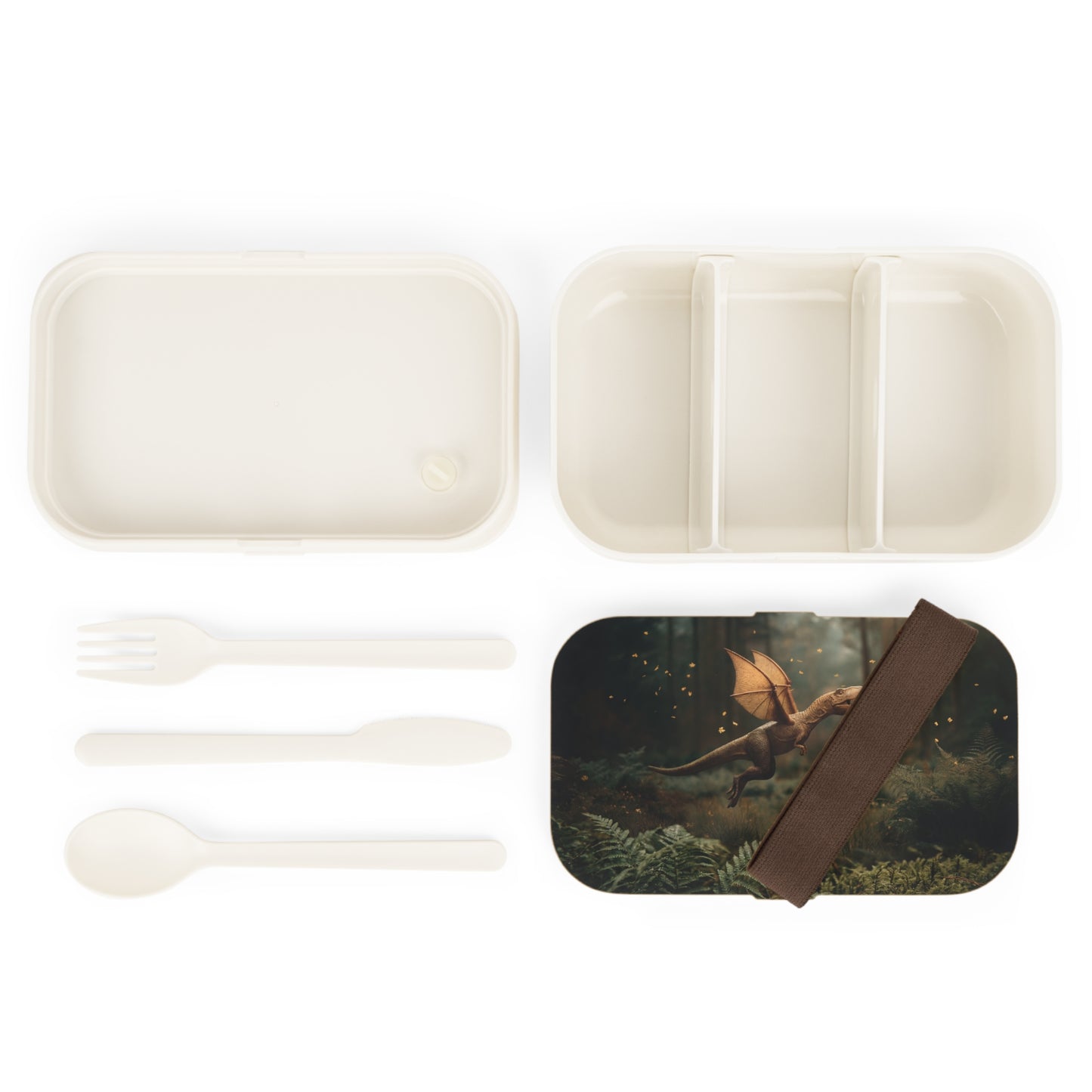 Forest Dragon Bento Lunch Box – Sunset Flight Through Ferns