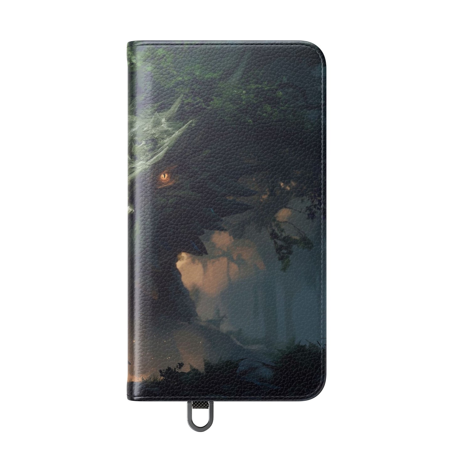 Guardian Beast Flip Cases – Moss-Clad Titan Facing the Wanderer