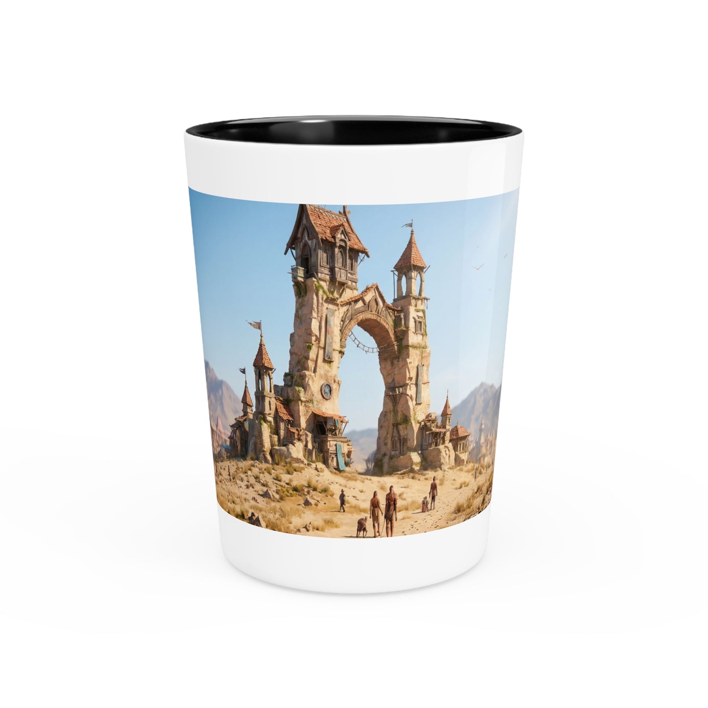 Stone Archway Shot Glass – Desert Sentinels and Wanderers