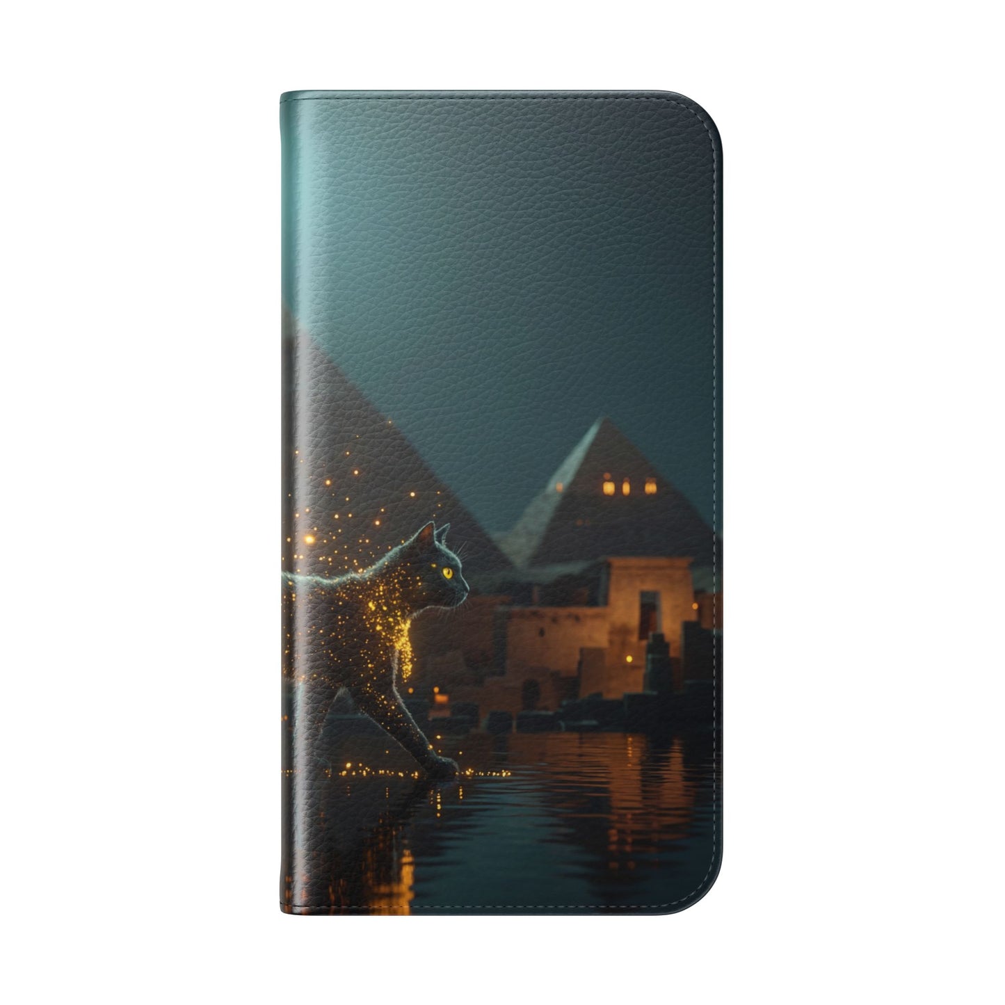 Celestial Vortex Flip Cases – Indigo Cloud Dreamscape