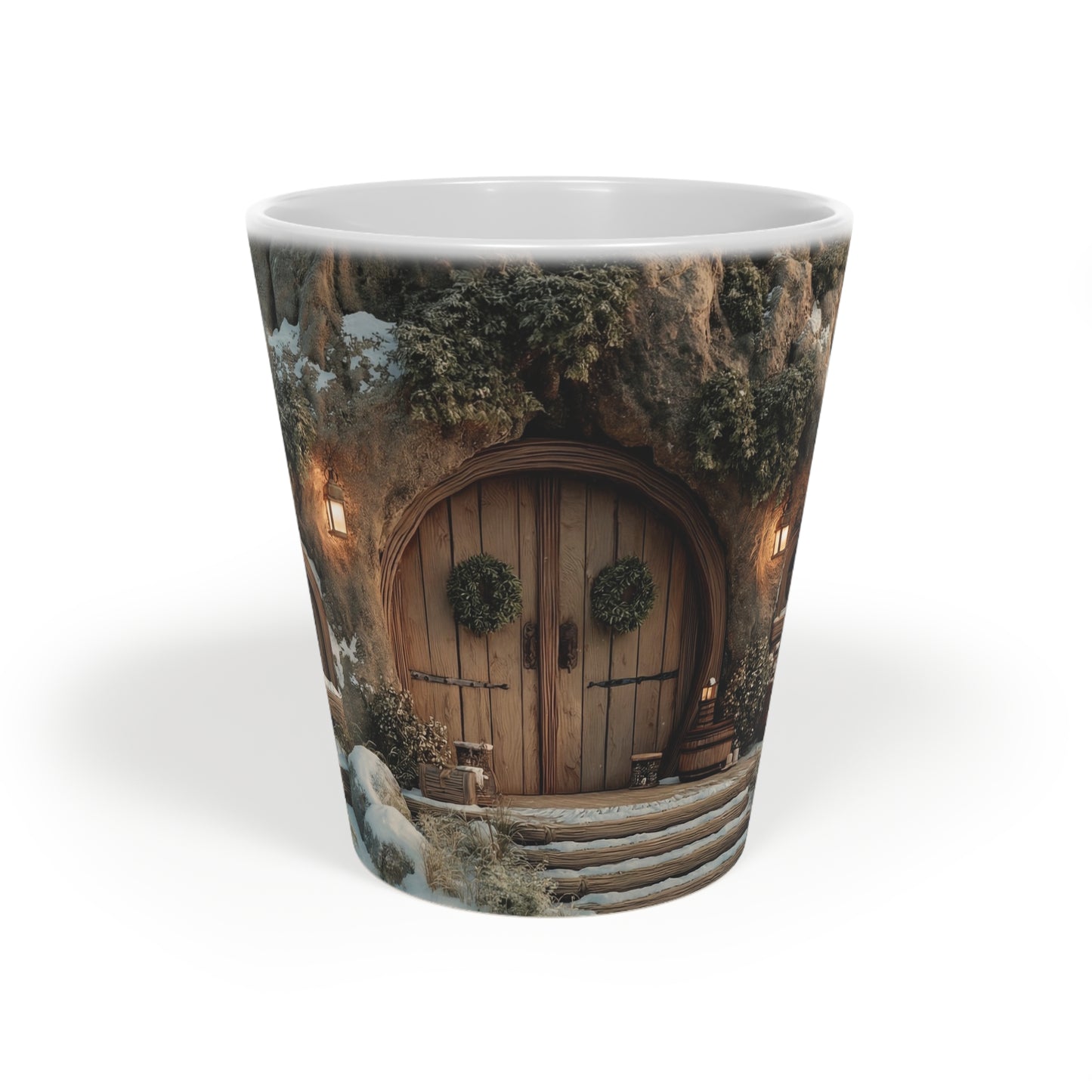 Winter Hollow Treehouse Mug – Snow-Kissed Forest Sanctuary