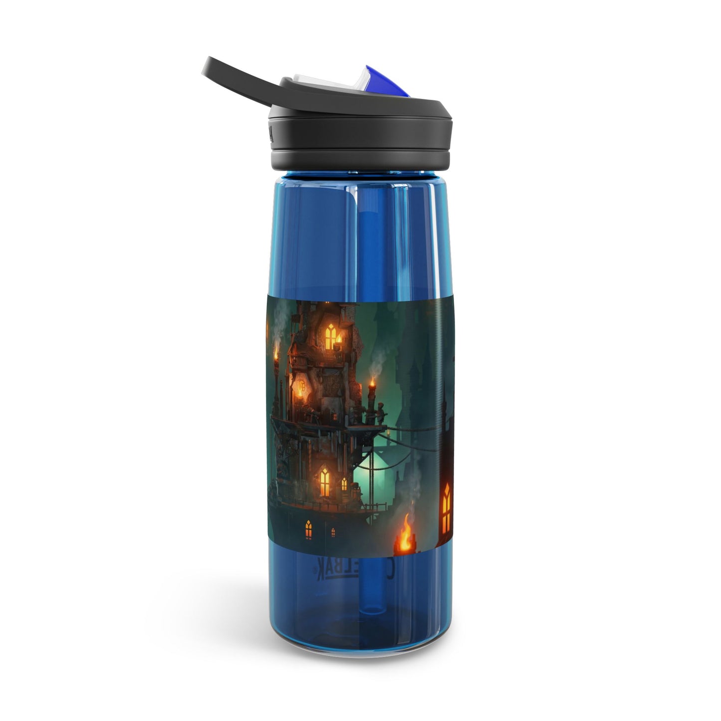 Gilded Sky Cities CamelBak Eddy® Water Bottle, 20oz\25oz – Warm Light Through Misty Peaks