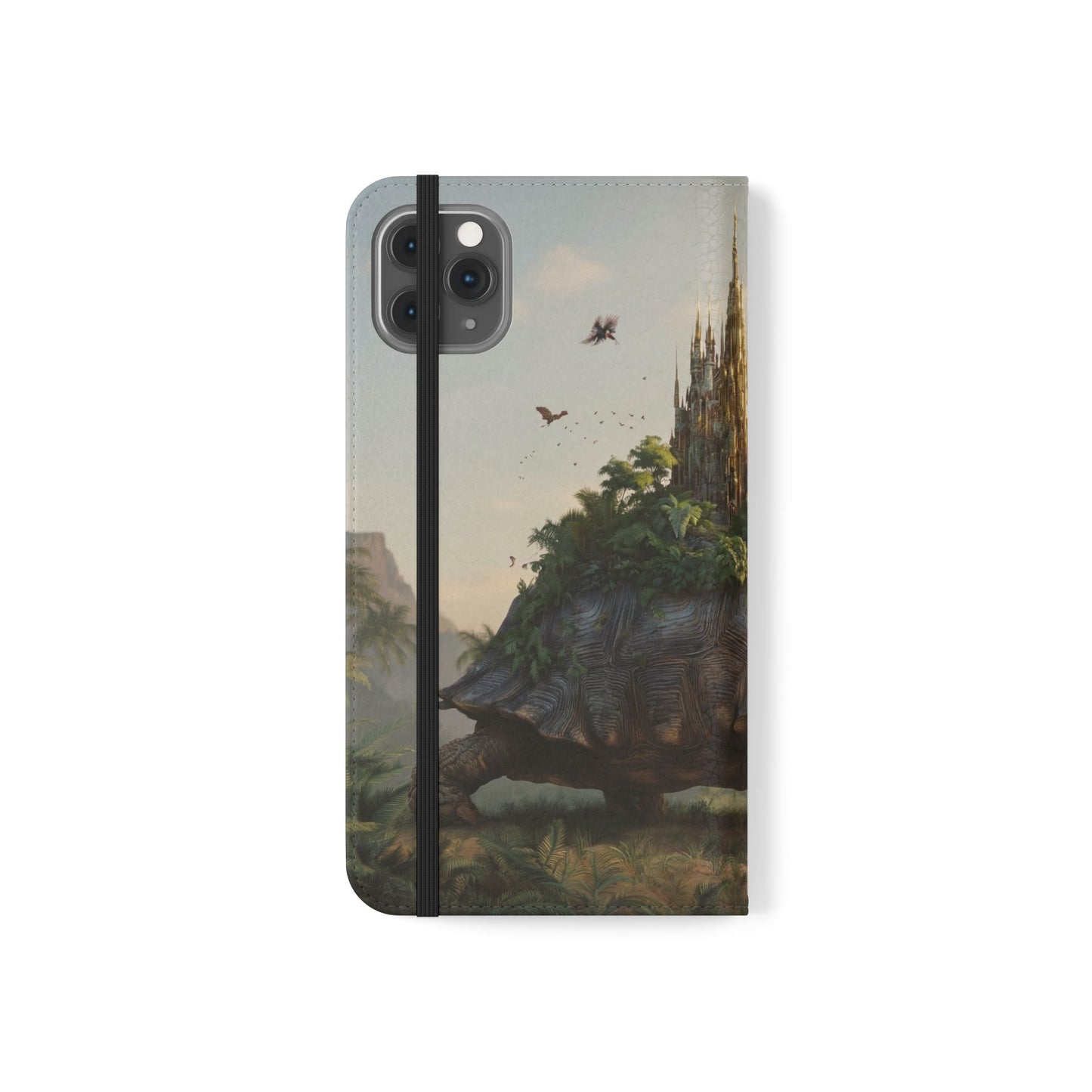 Castle Turtle Flip Cases – Golden Spire Jungle Guardian