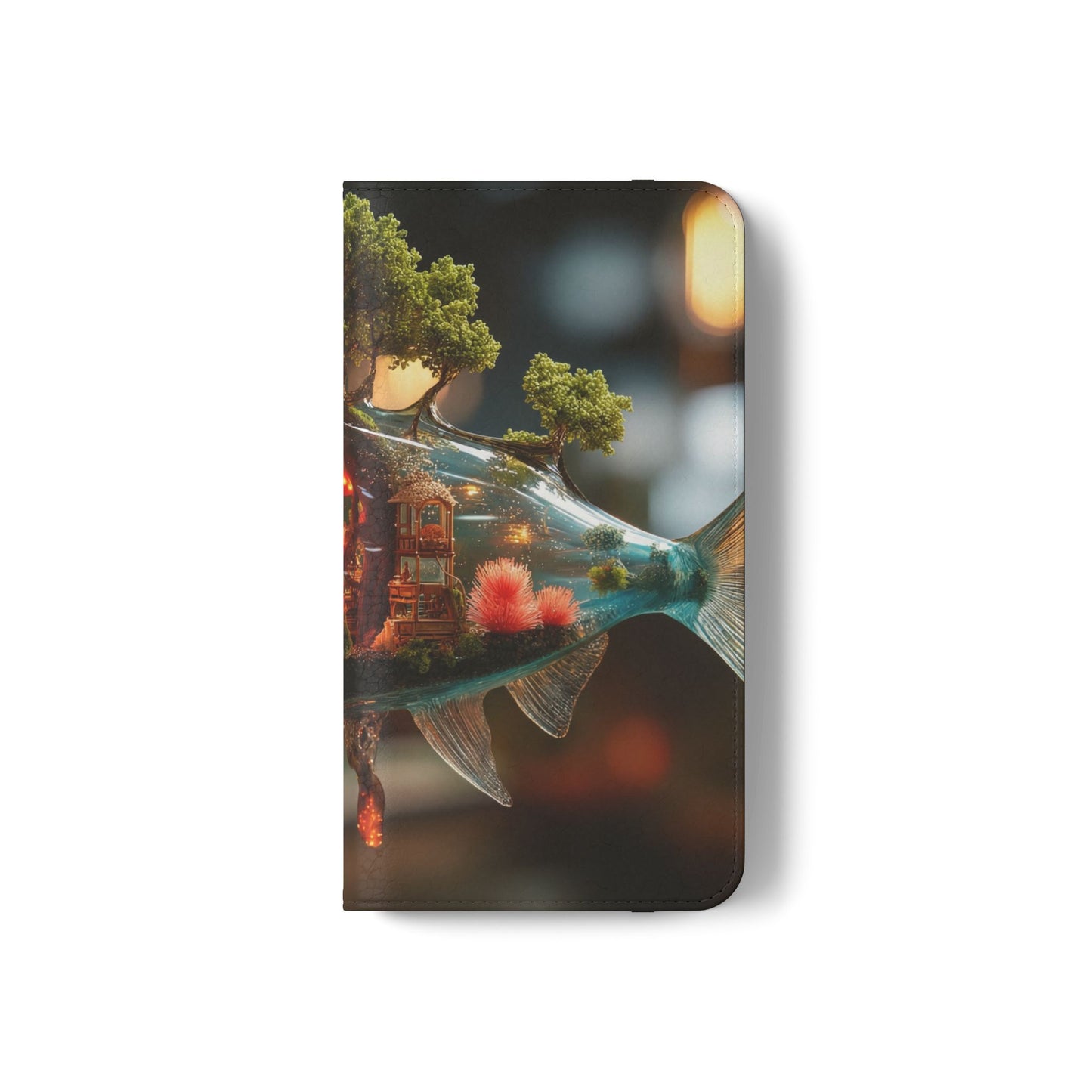 Forest Fish Flip Case – Liquid Glowwood Dreamscape