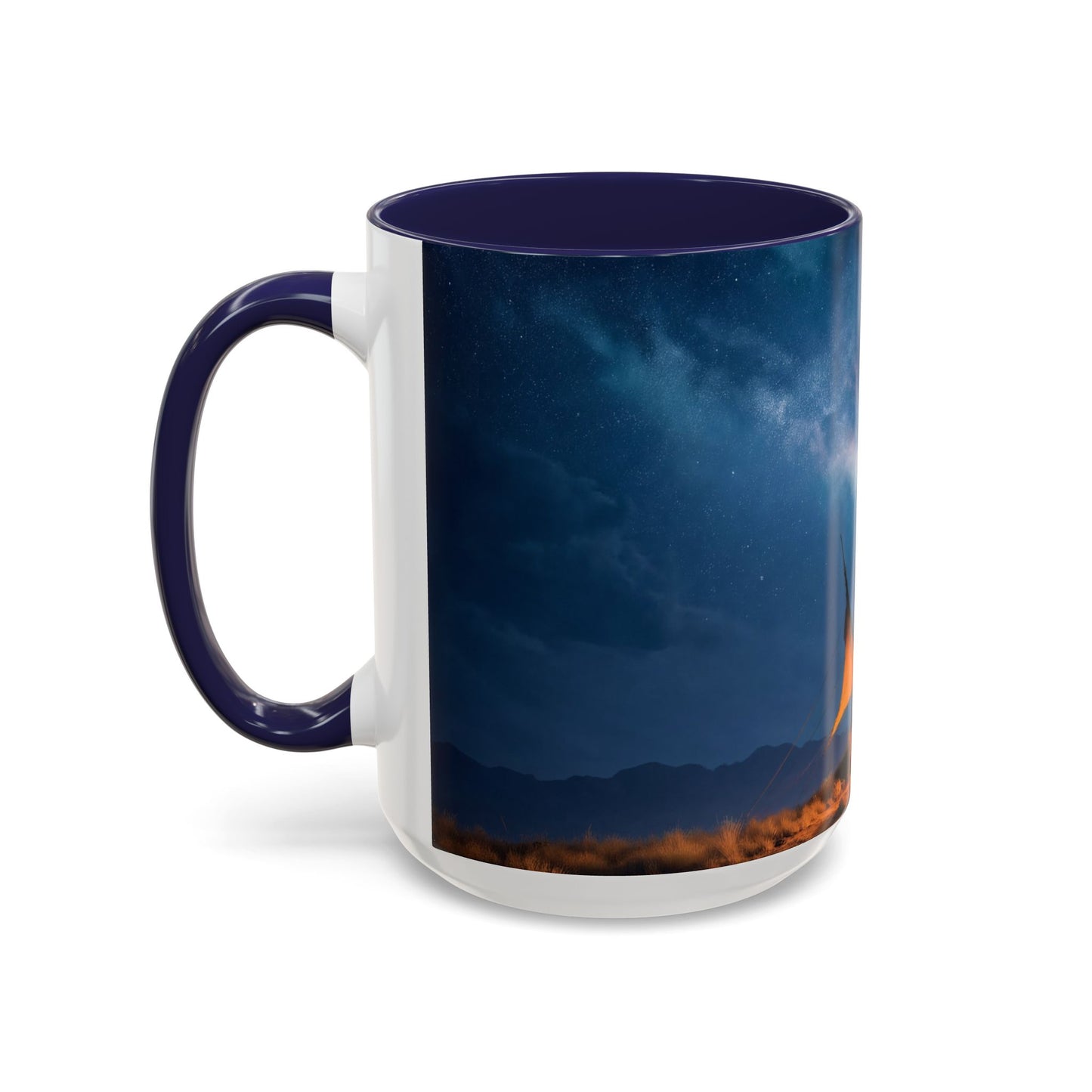 Starlit Nomad Tent Mug – Milky Way Haven Coffee Cup