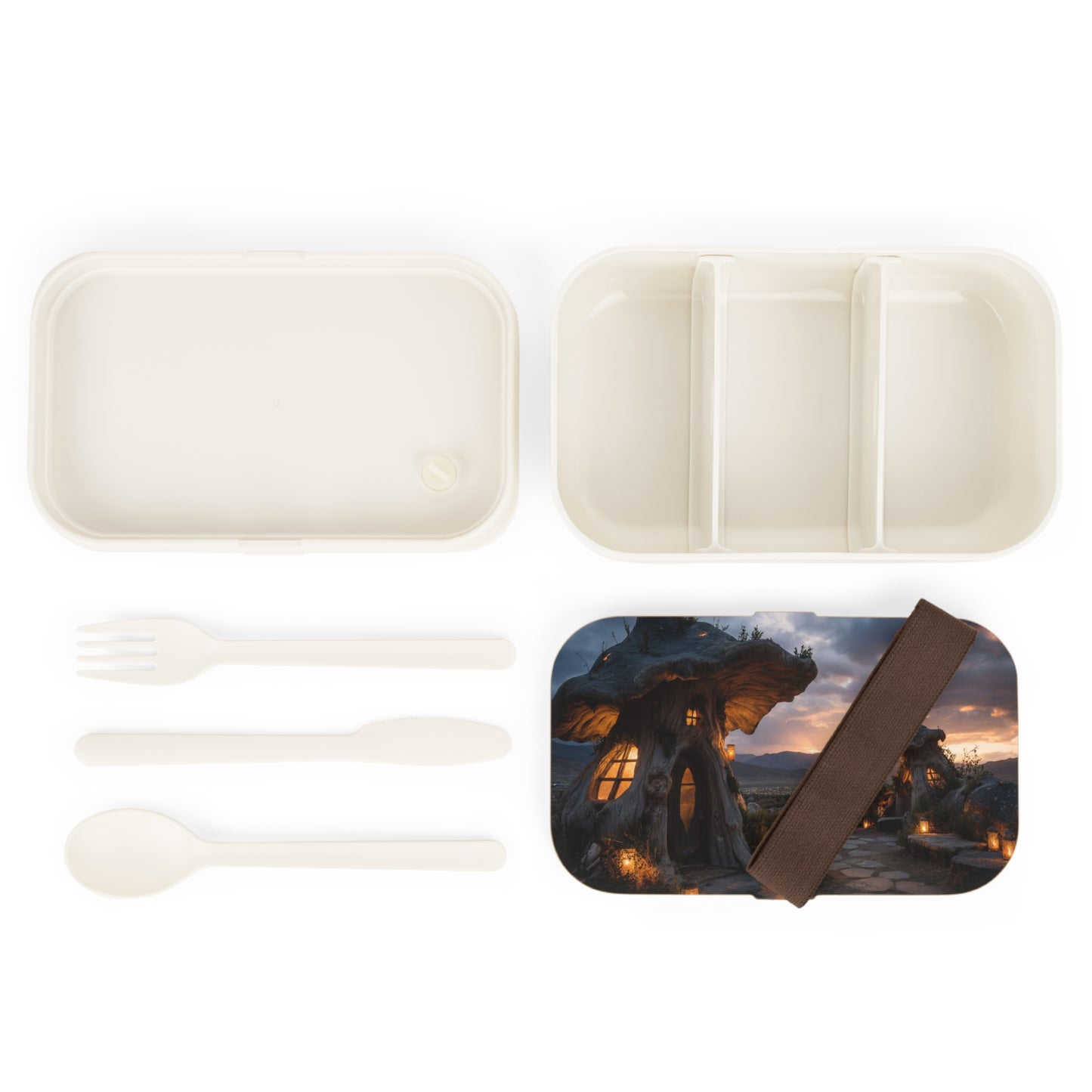 Twilight Mushroom Cottage Bento Lunch Box – Secret Valley Hearth