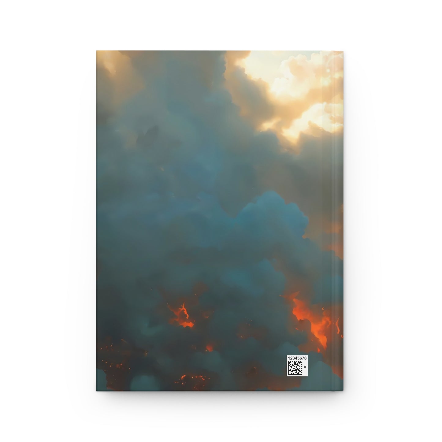 Steampunk Pegasus Hardcover Journal Matte – Skyward Flight Through Golden Clouds