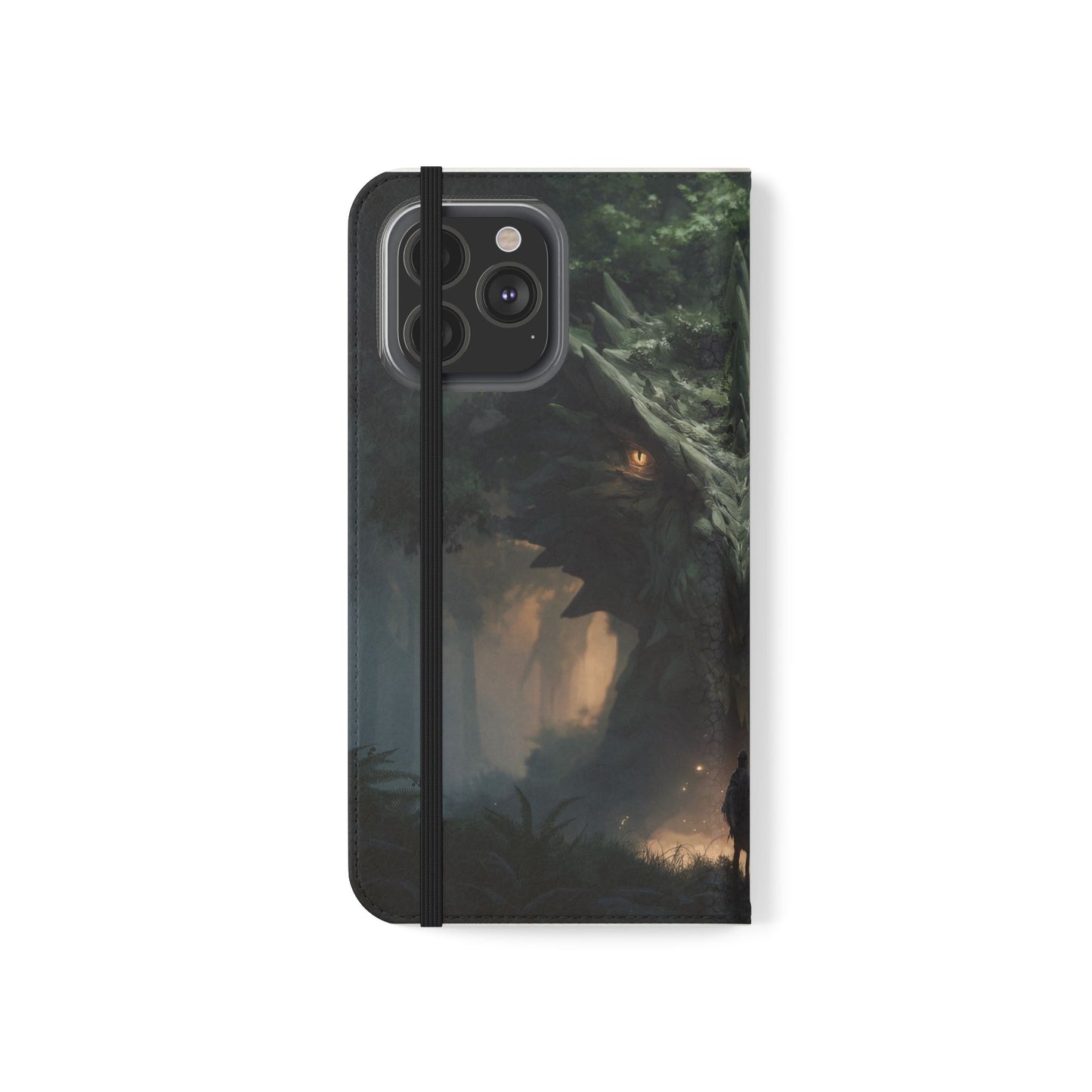 Guardian Beast Flip Cases – Moss-Clad Titan Facing the Wanderer
