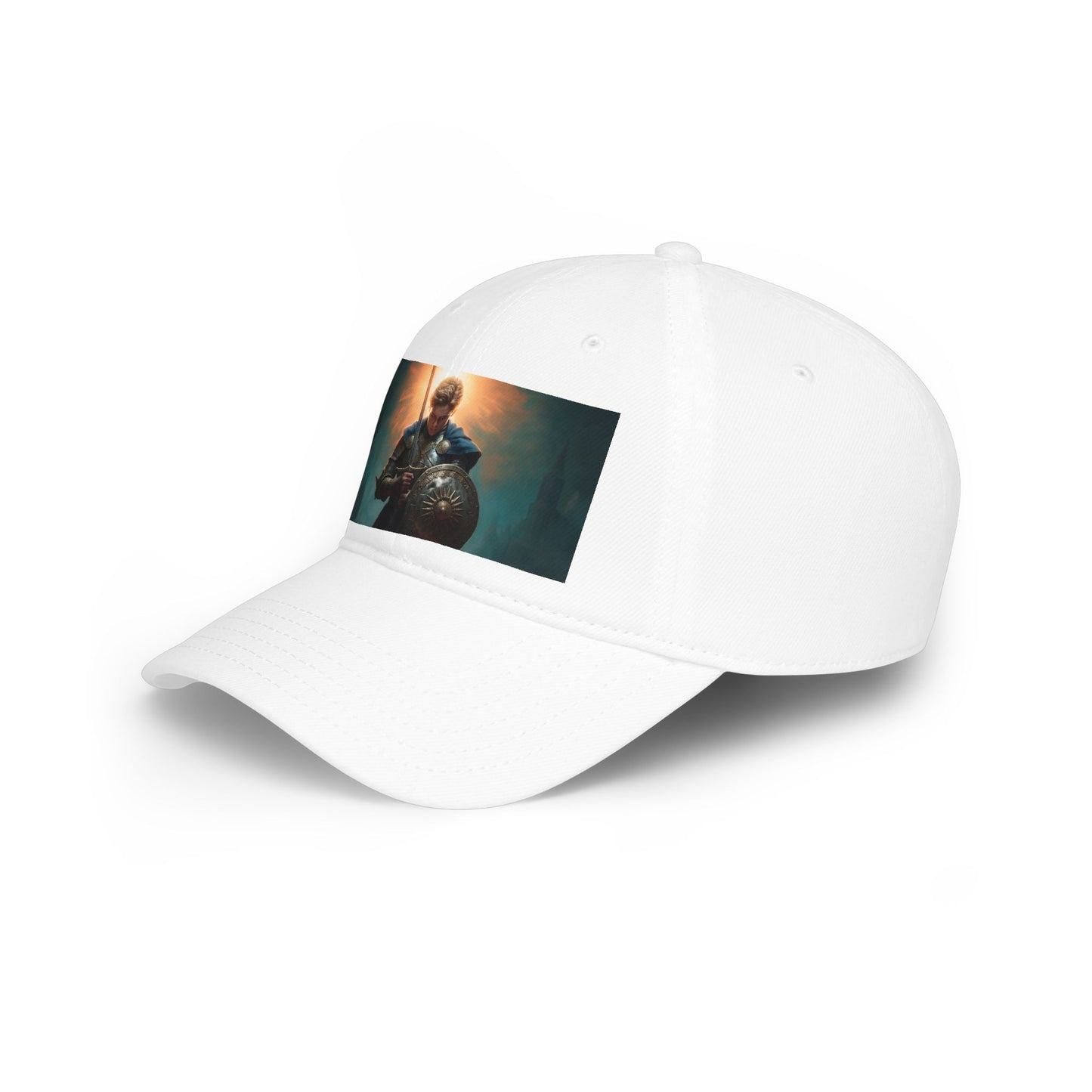 Dawn-Clad Sentinel Low Profile Baseball Cap – Radiant Resolve in Steel