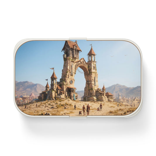 Desert Citadel Bento Lunch Box – Sun-Drenched Ruins of a Forgotten Kingdom