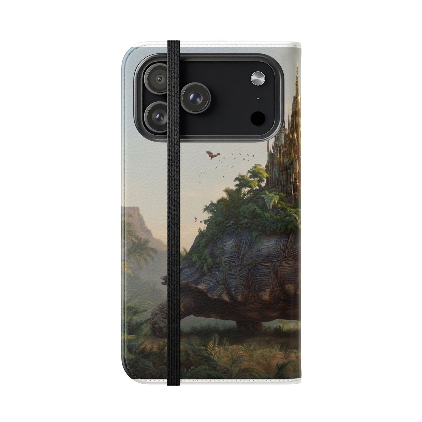 Castle Turtle Flip Cases – Golden Spire Jungle Guardian