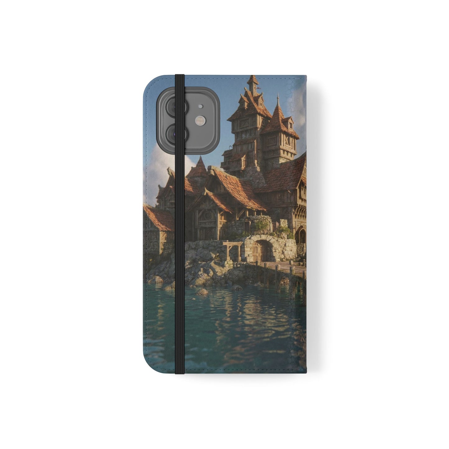 Cobblestone Harbor Flip Cases – Timber Town Seaside Walkway