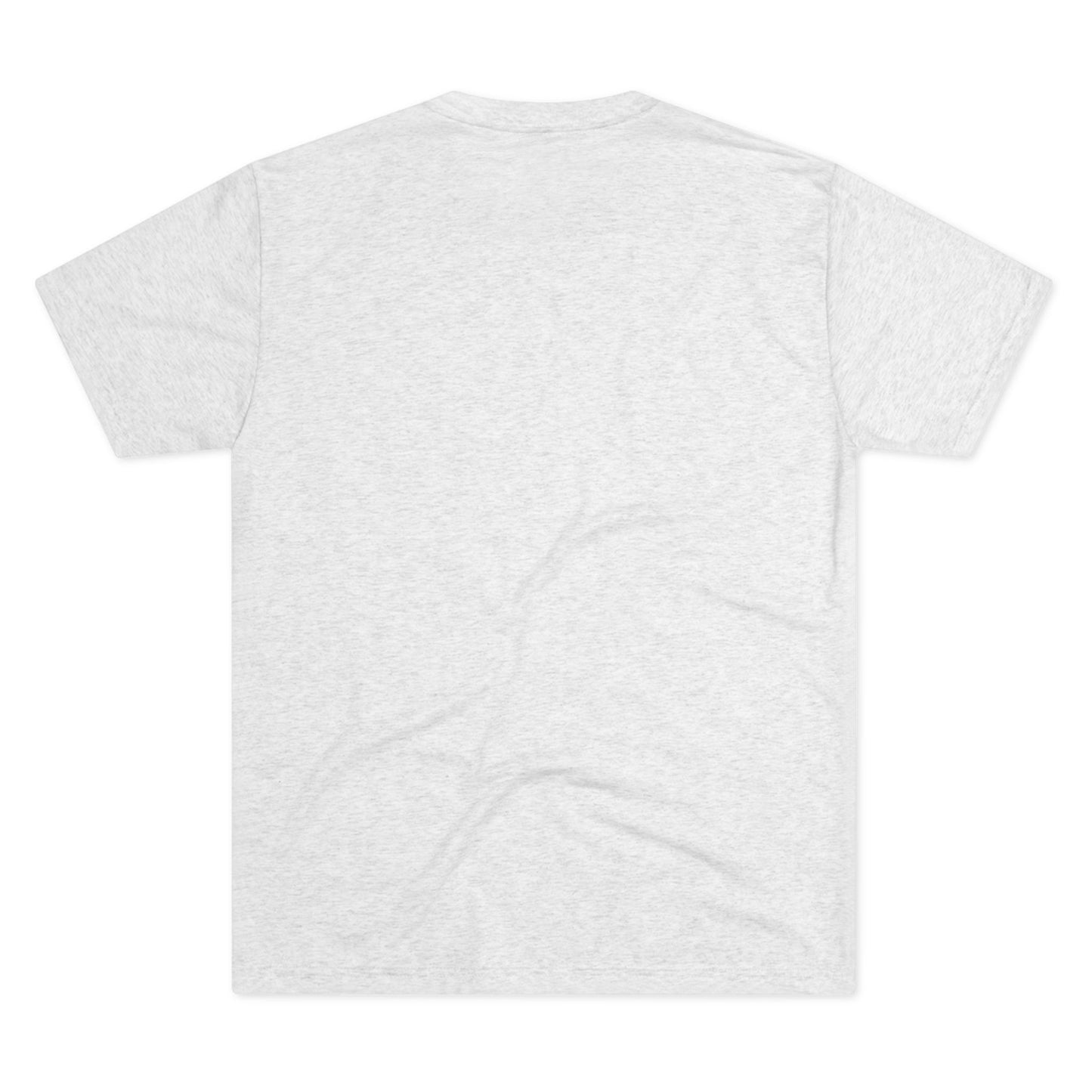 Solitary Wolf Unisex Tri-Blend Crew Tee – Golden Hour Sentinel Portrait