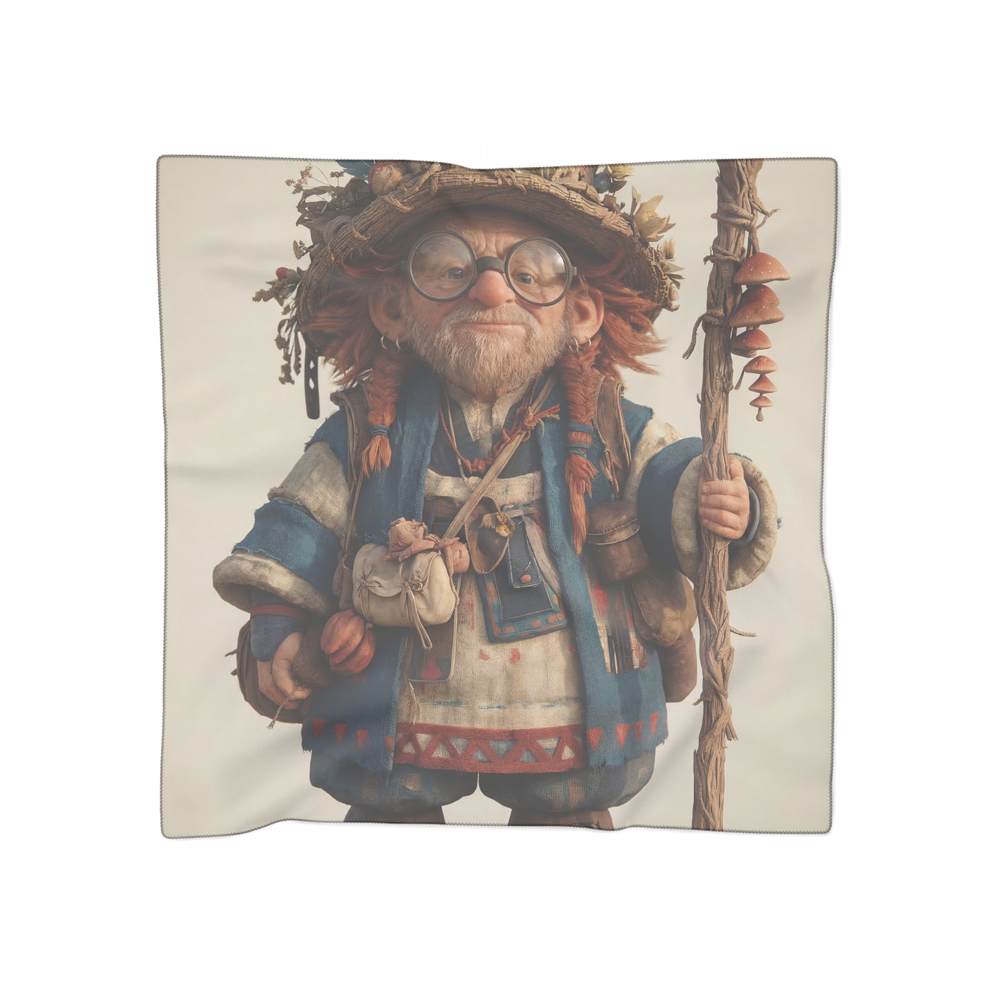Wandering Hermit Wiseman Scarf – Autumn Crowned Forest Guide