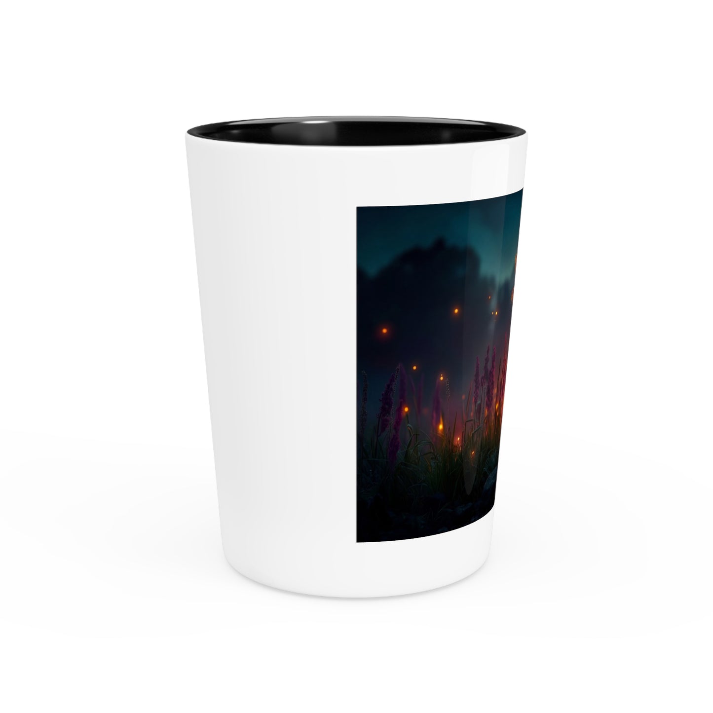Glowing Dragonfly Shot Glass – Twilight Meadow Luminescence