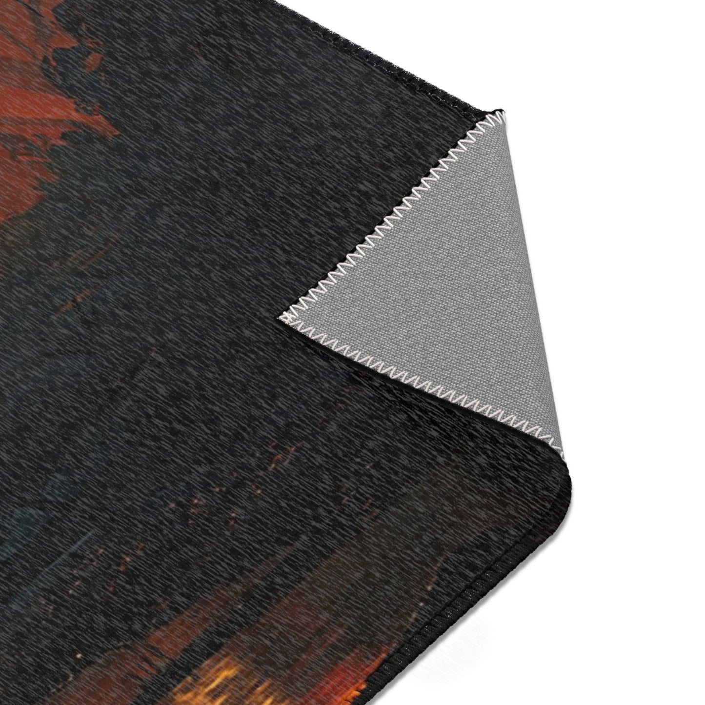 Nightfall Treehouse Village Rug – Emberlit Canopy Dreamscape