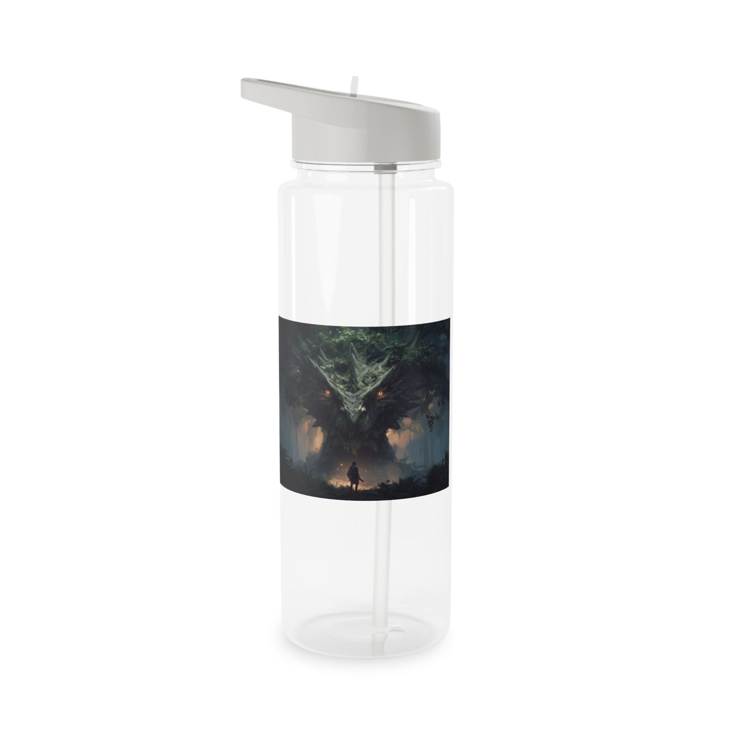 Forest Guardian Dragon Water Bottle – Moss & Ember Encounter